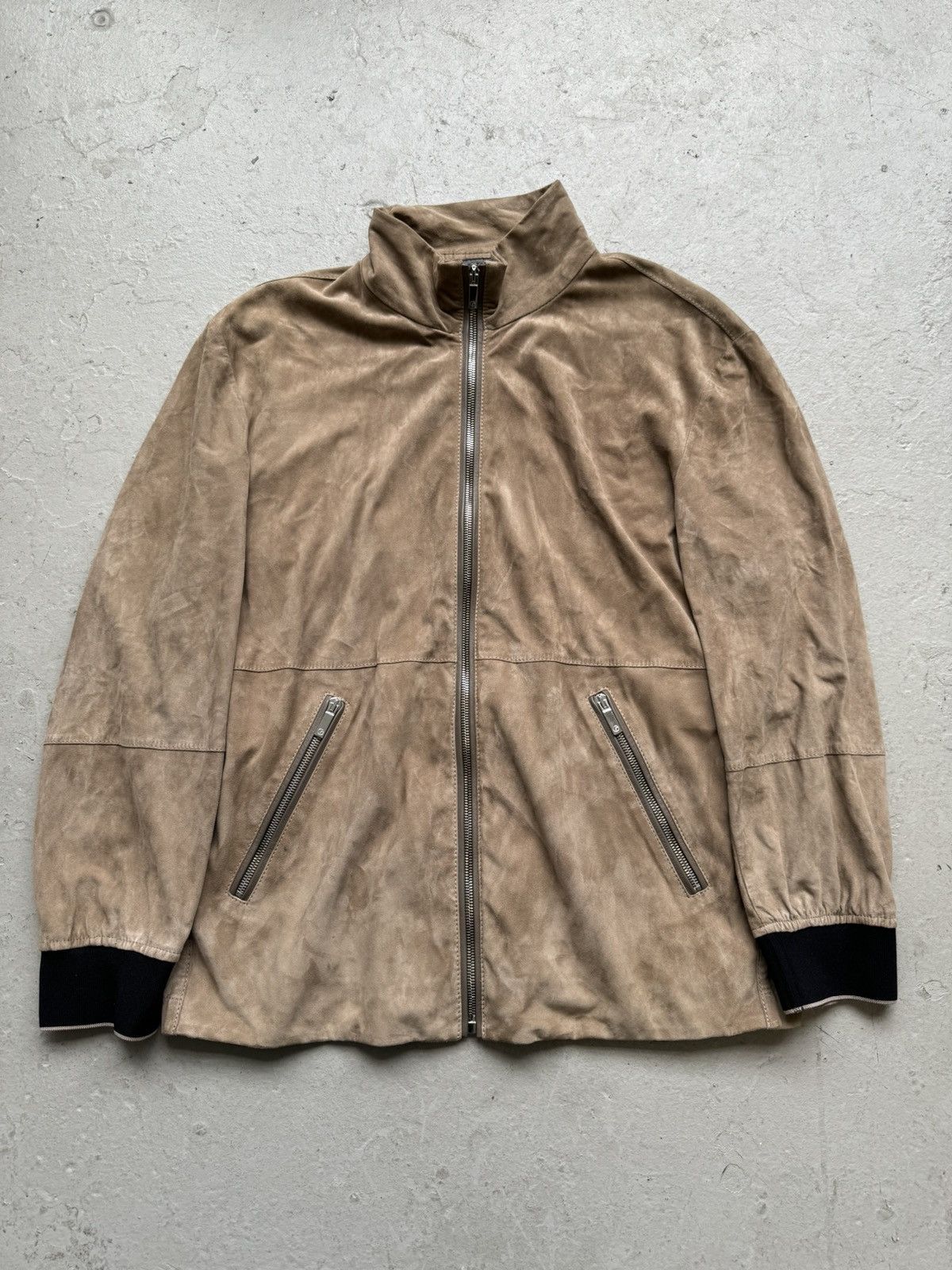 Giorgio Armani Giorgio Armani Goat Leather Blouson Jacket Size US L / EU 52-54 / 3 - 1 Thumbnail