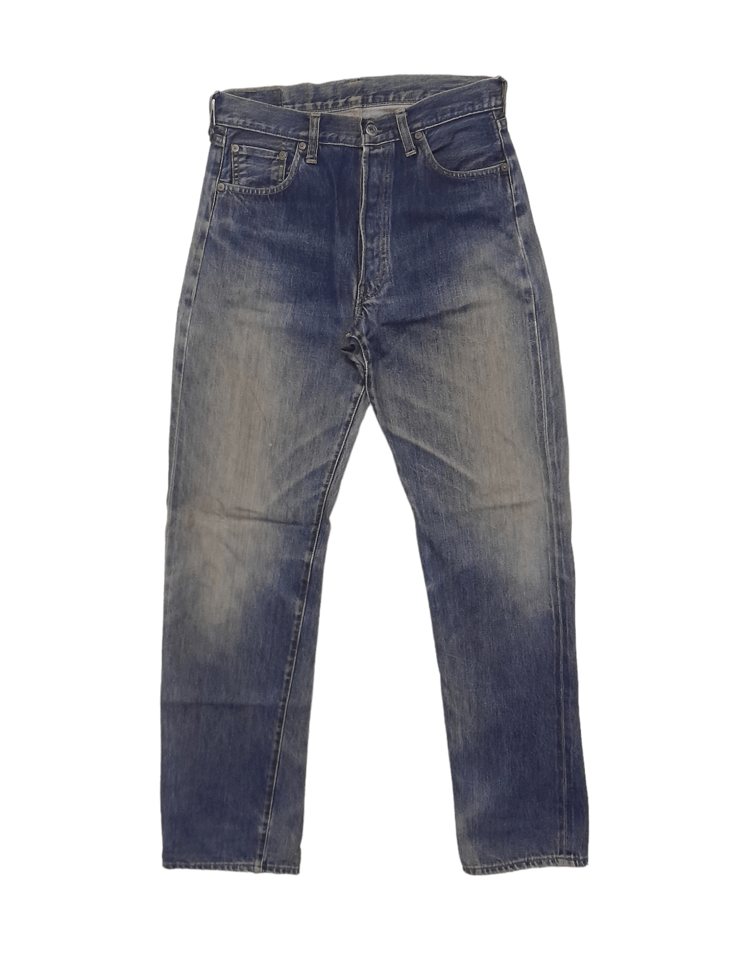 Levi's 90s Levis 501XX Big E Selvedge Button 555 (J9) w30 Size US 30 / EU 46 - 1 Thumbnail
