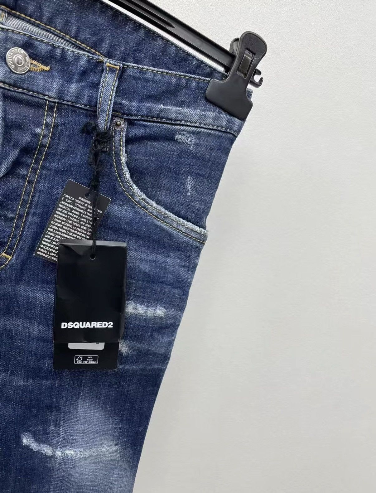 Dsquared2 DSQUARED2 (D2) Stretch Washed Skinny Jeans J30 Size US 28 / EU 44 - 4 Thumbnail