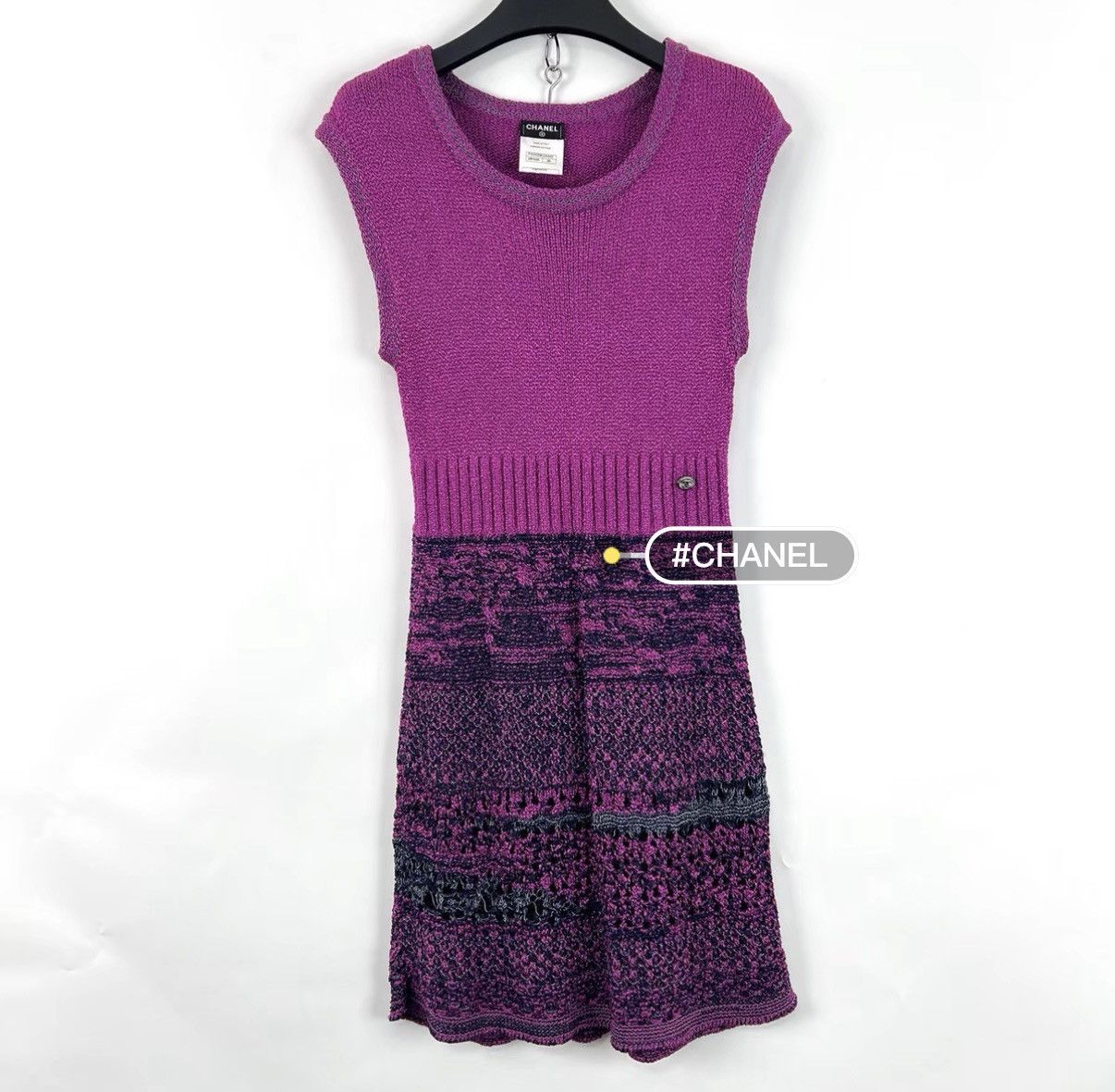 Chanel Chanel Cherry Red Sleeveless Knit Dress K12 Size XS / US 0-2 / IT 36-38 - 1 Thumbnail