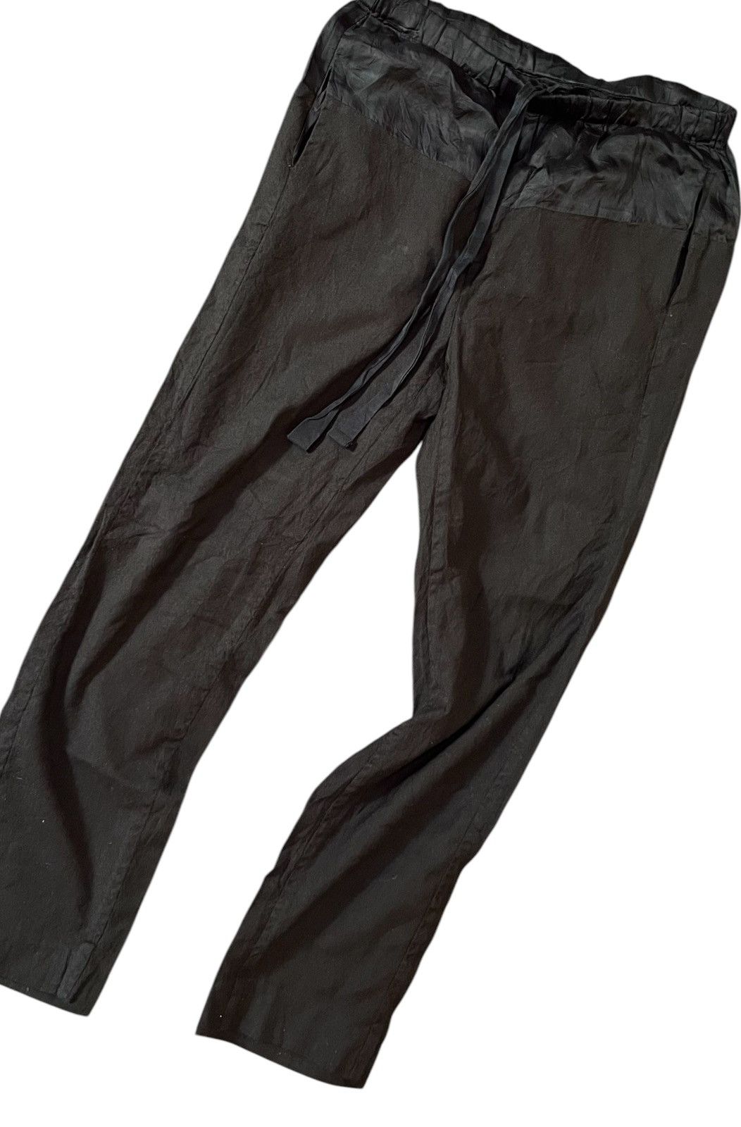 Maison Margiela TAX FREE 🇺🇸 maison martin margiela 6 hybrid black trousers Size US 26 / EU 42 - 2 Thumbnail