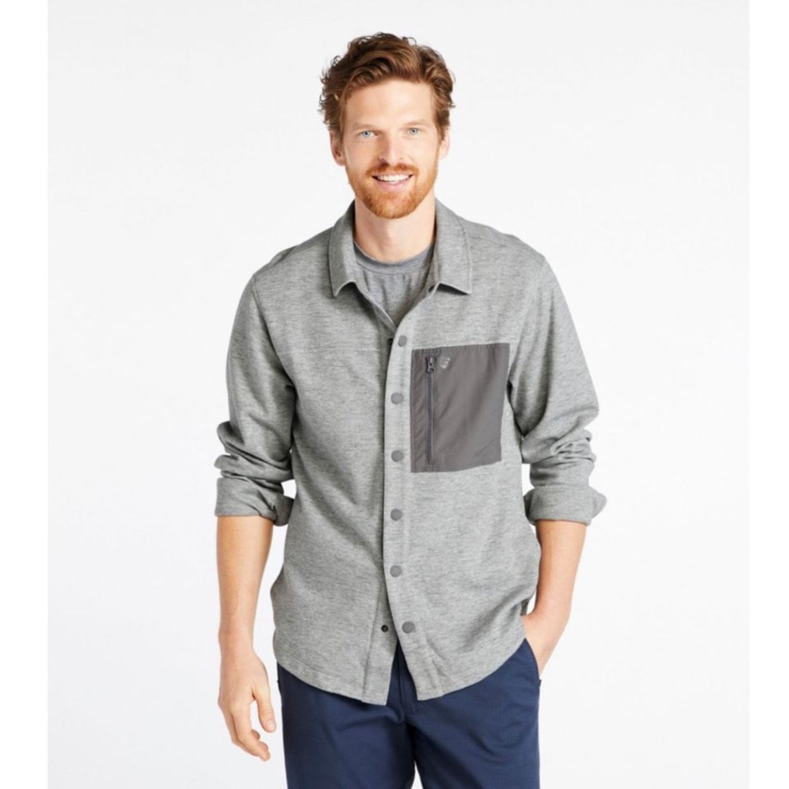 L.L. Bean L.L. Bean Slightly Fitted Snap Explorer Sweater - XL Reg Size US XL / EU 56 / 4 - 1 Thumbnail