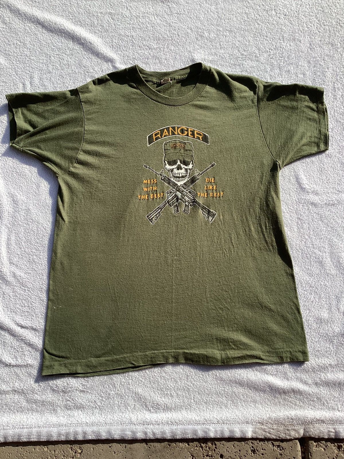 Other Vintage 1980s United States Ranger single T-shirt Size US L / EU 52-54 / 3 - 1 Thumbnail