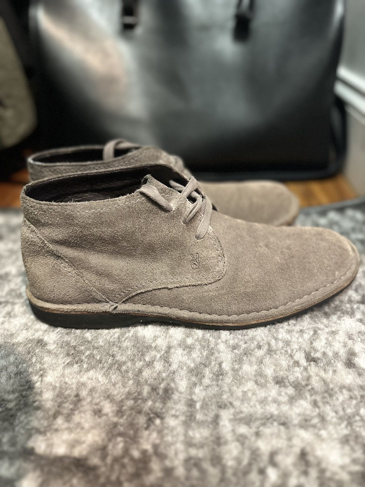 John Varvatos John Varvatos Hipster Chukka Grey Suede Size US 10 / EU 43 - 1 Thumbnail
