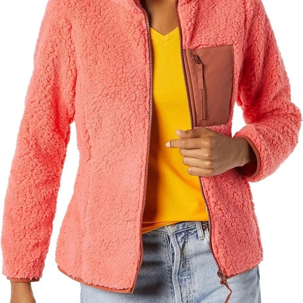 Other Amazon Essentials Women's Sherpa Long-Sleeve Mock Neck Full Size S / US 4 / IT 40 - 5 Thumbnail