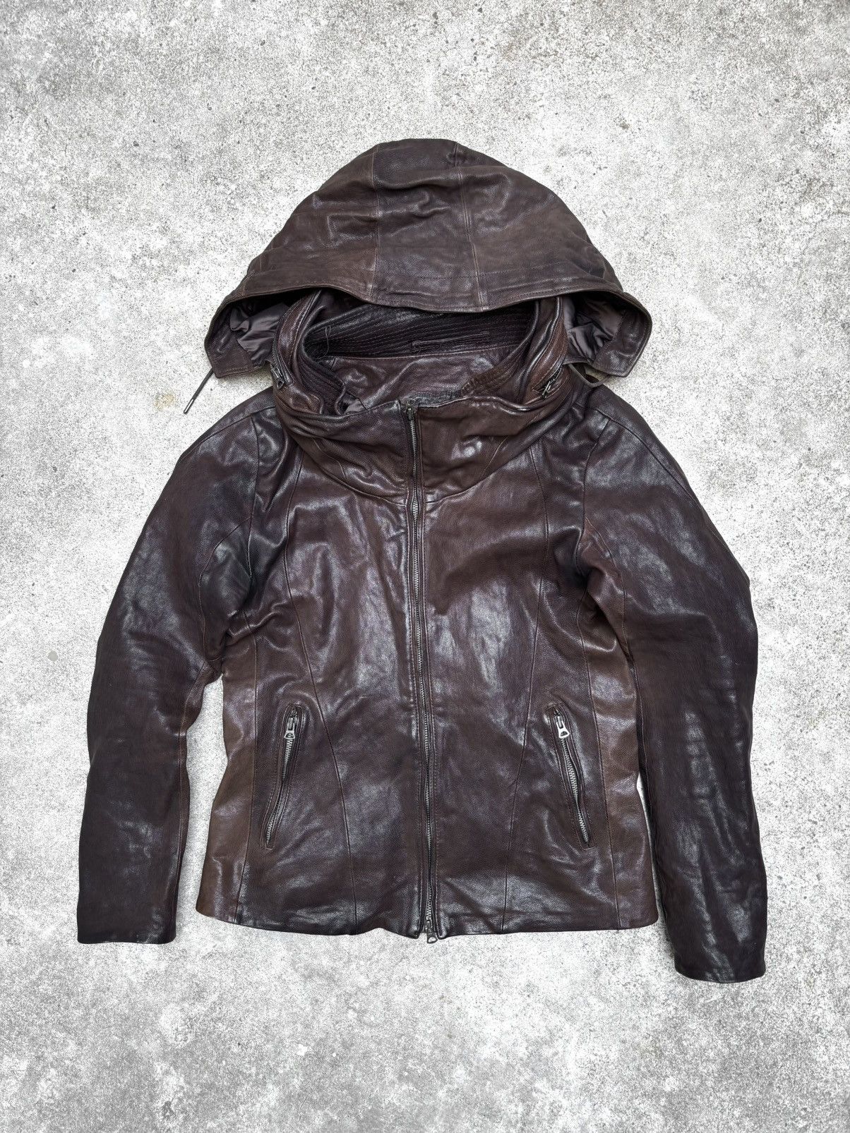 GOA Faded G.O.A. bono Leather Jacket Size US S / EU 44-46 / 1 - 2 Thumbnail