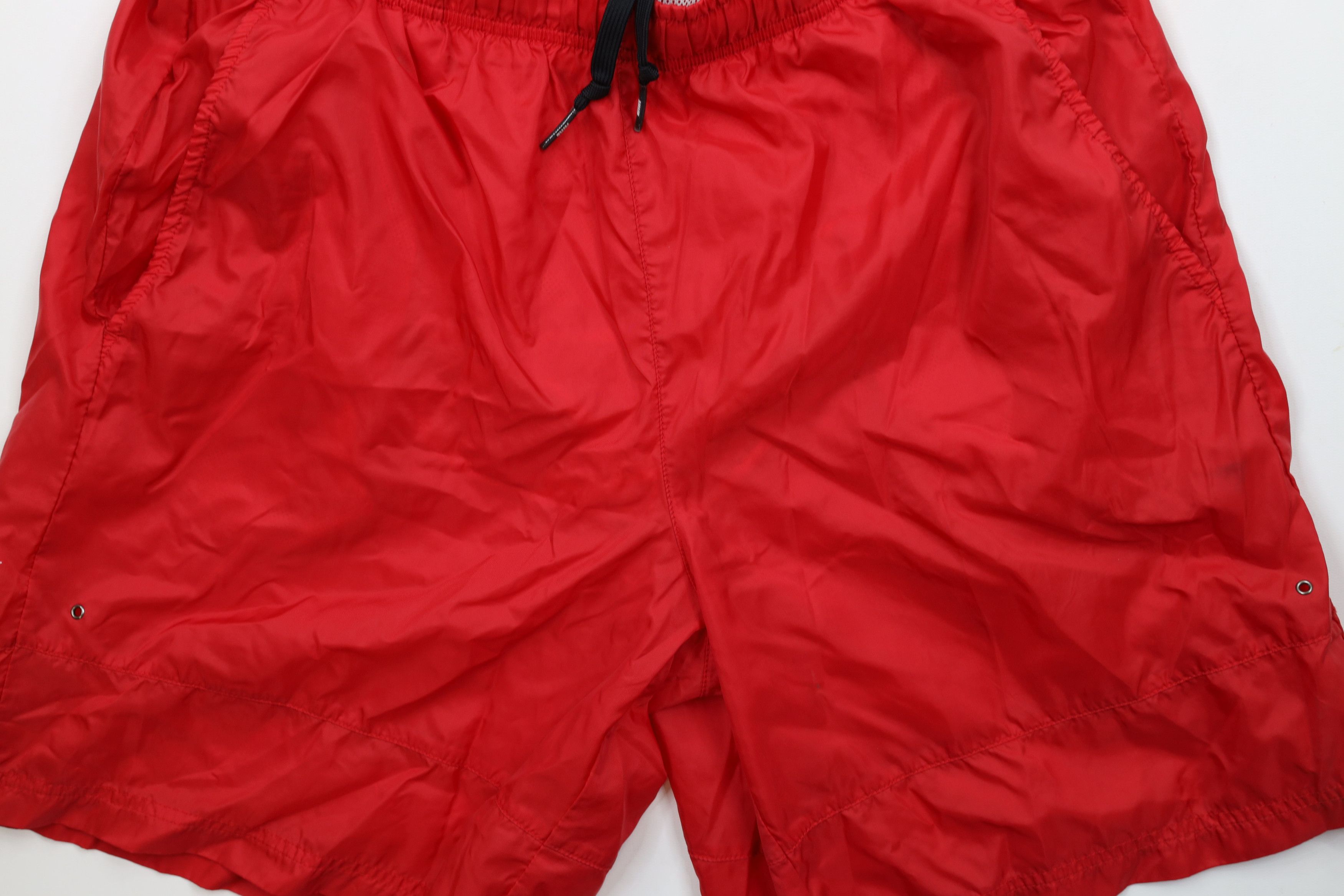 Nike × Vintage Vintage 90s Y2K Nike Mini Swoosh Lined Shorts Baggies Nylon Size US 34 / EU 50 - 3 Thumbnail