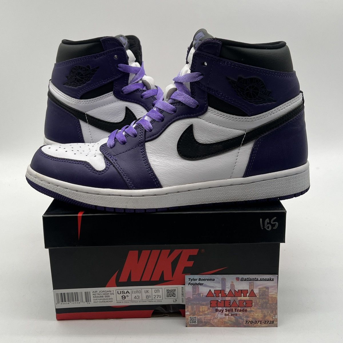 Air Jordan high court purple