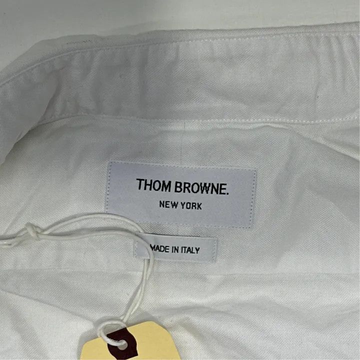 Thom Browne Thom Browne Striped Button-Down Long Sleeve Shirt -2507 Size US S / EU 44-46 / 1 - 1 Thumbnail