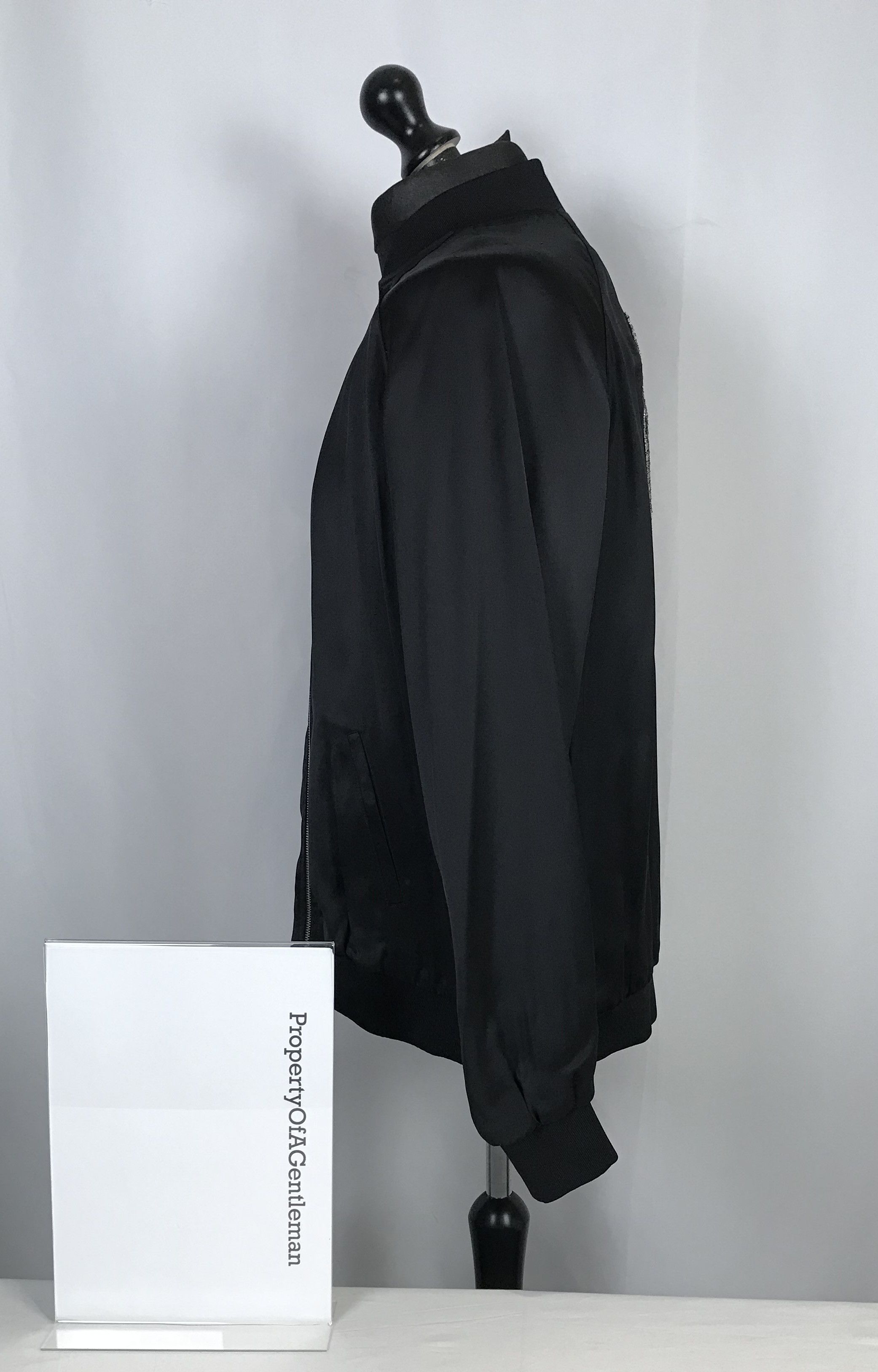 Saint Laurent Paris Black Panther Beaded Bomber Jacket Size US M / EU 48-50 / 2 - 4 Thumbnail