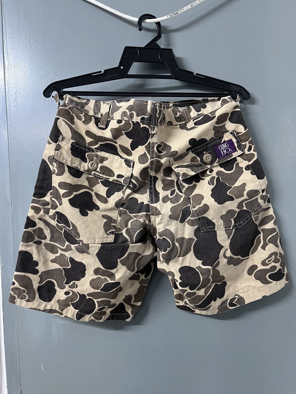 Vintage VINTAGE SHORT PANT GUNG HO MADE IN USA CAMO Size US 30 / EU 46 - 4 Thumbnail