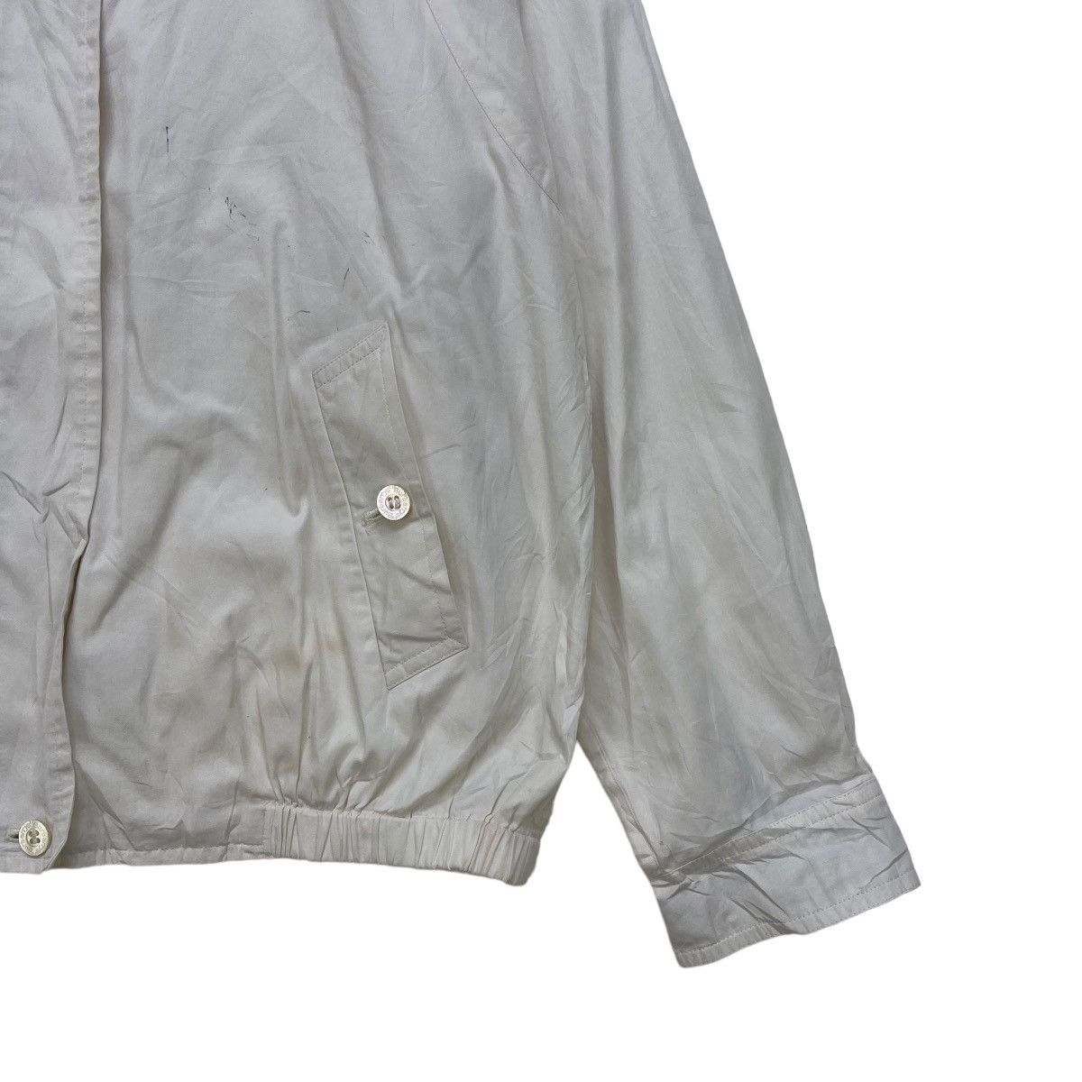 Burberry 💥Vintage Burberrys White Bomber Jacket Size S / US 4 / IT 40 - 4 Thumbnail