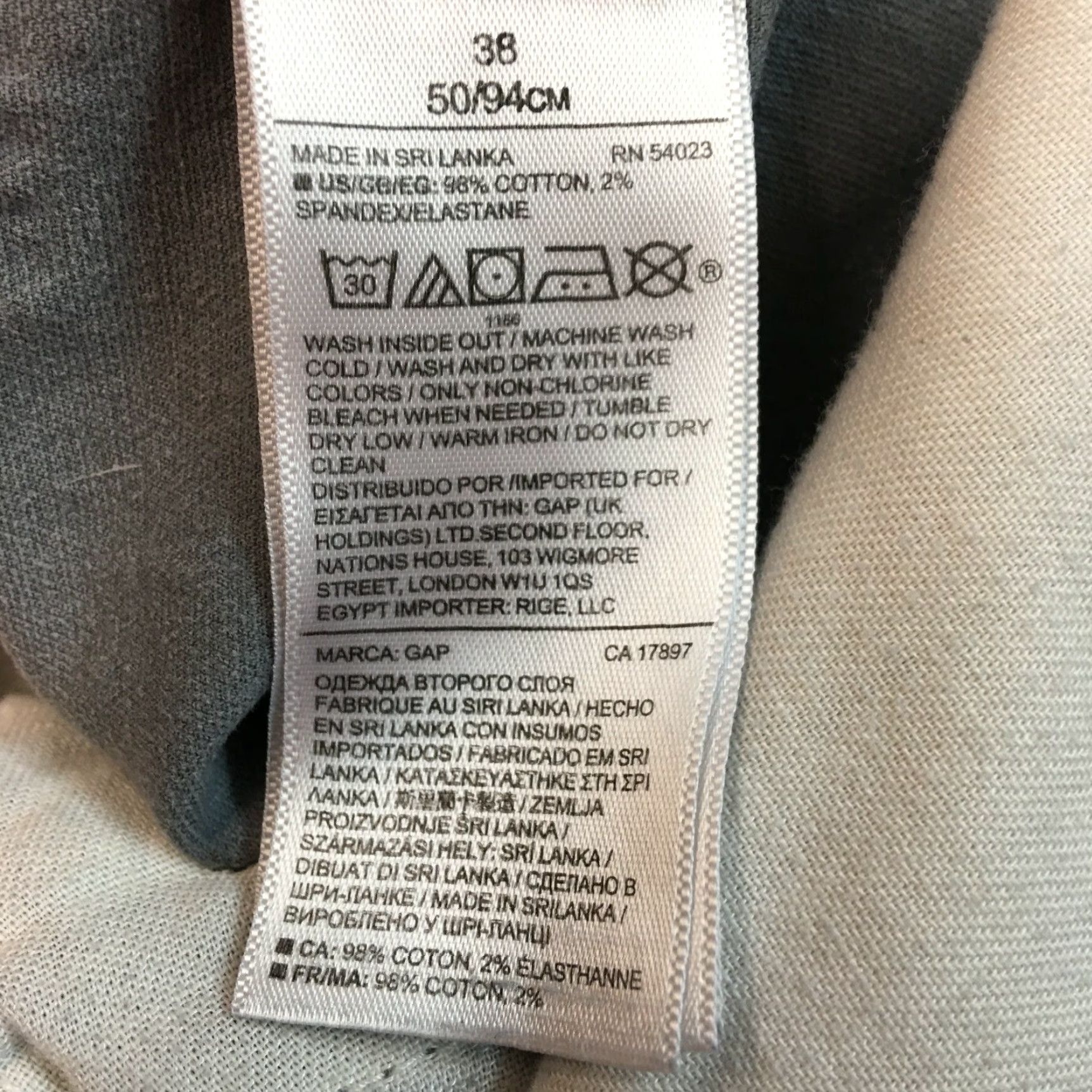 Gap Gap Mens Chino Shorts Flat Front Regular Fit High Rise Gray Size 38 Size US 38 / EU 54 - 6 Thumbnail