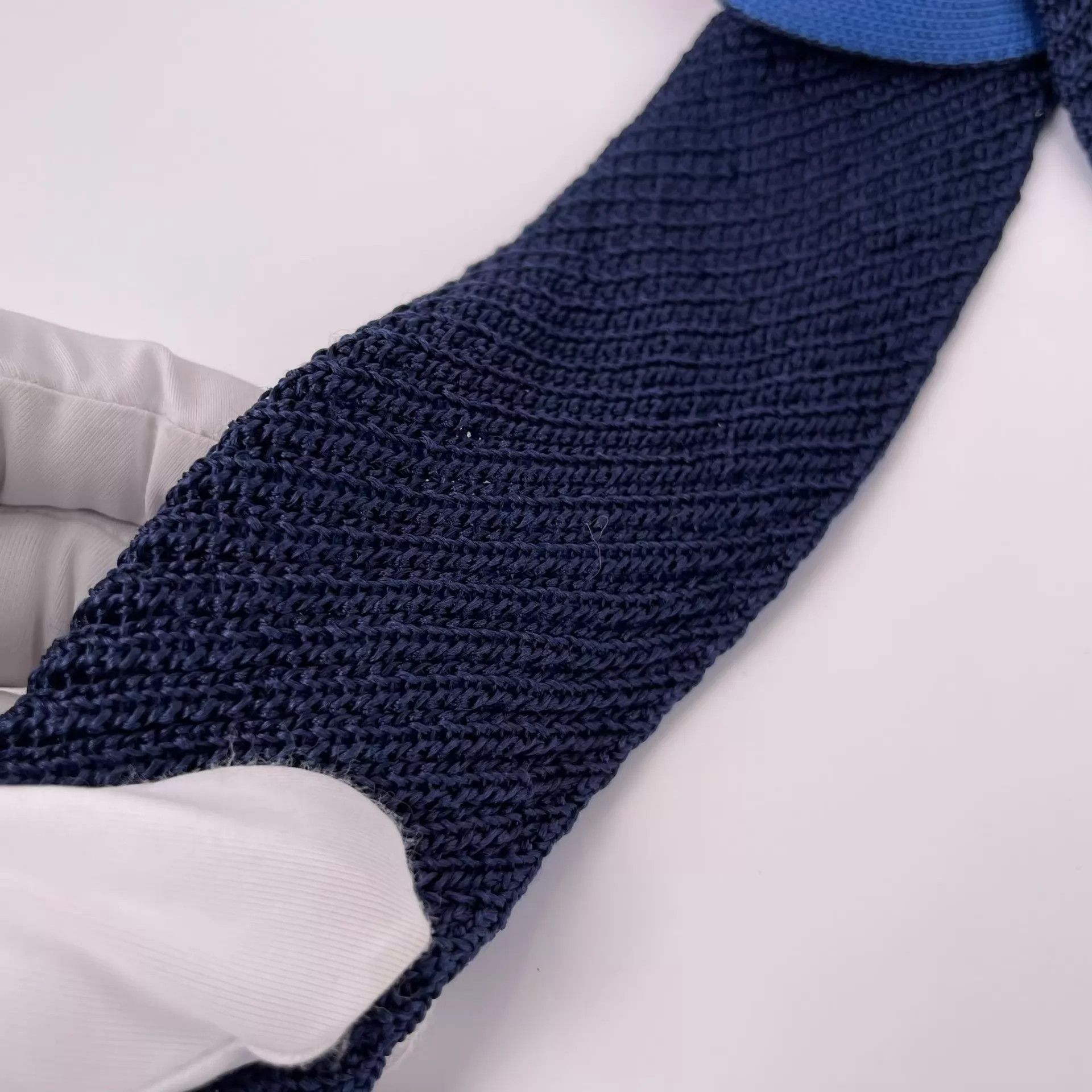 Louis Vuitton LV blue men's tie new Size ONE SIZE - 6 Thumbnail