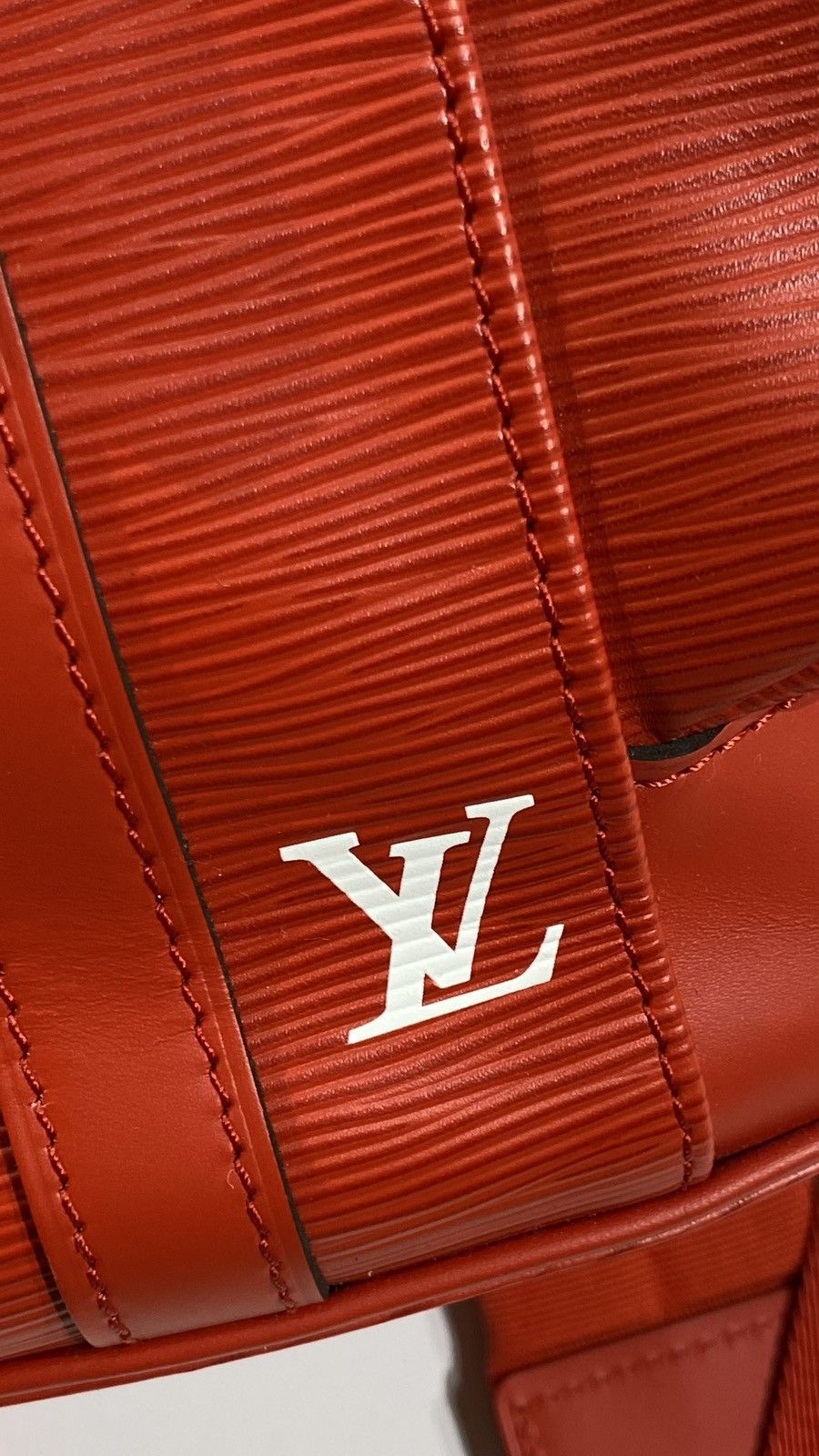 Louis Vuitton × Supreme Louis Vuitton X SUPREME Christopher backpack Red EPI Leather Size ONE SIZE - 8 Thumbnail