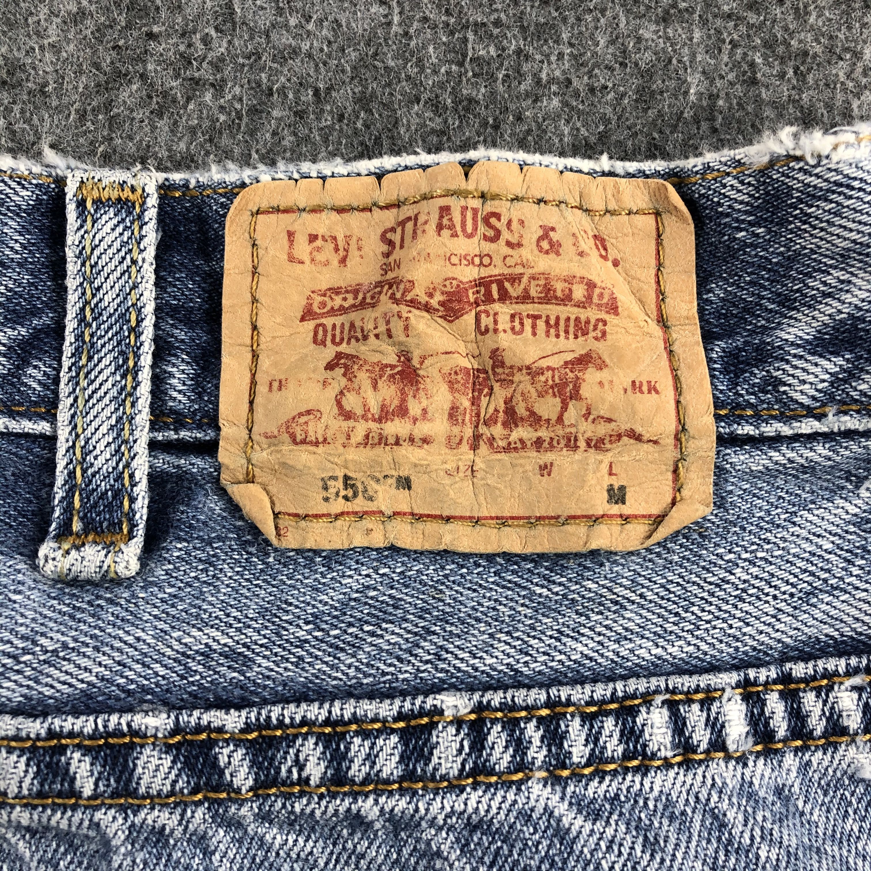 Levi's Vintage Blue Wash Levis 550 Jeans-J2179 Size US 38 / EU 54 - 4 Thumbnail
