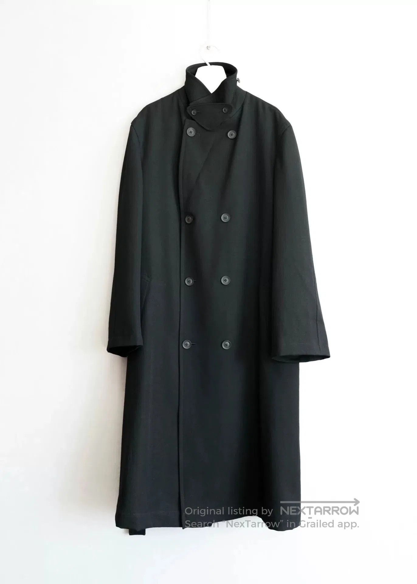 Yohji Yamamoto Yohji Yamamoto Double Breasted Coat. Size US L / EU 52-54 / 3 - 3 Thumbnail