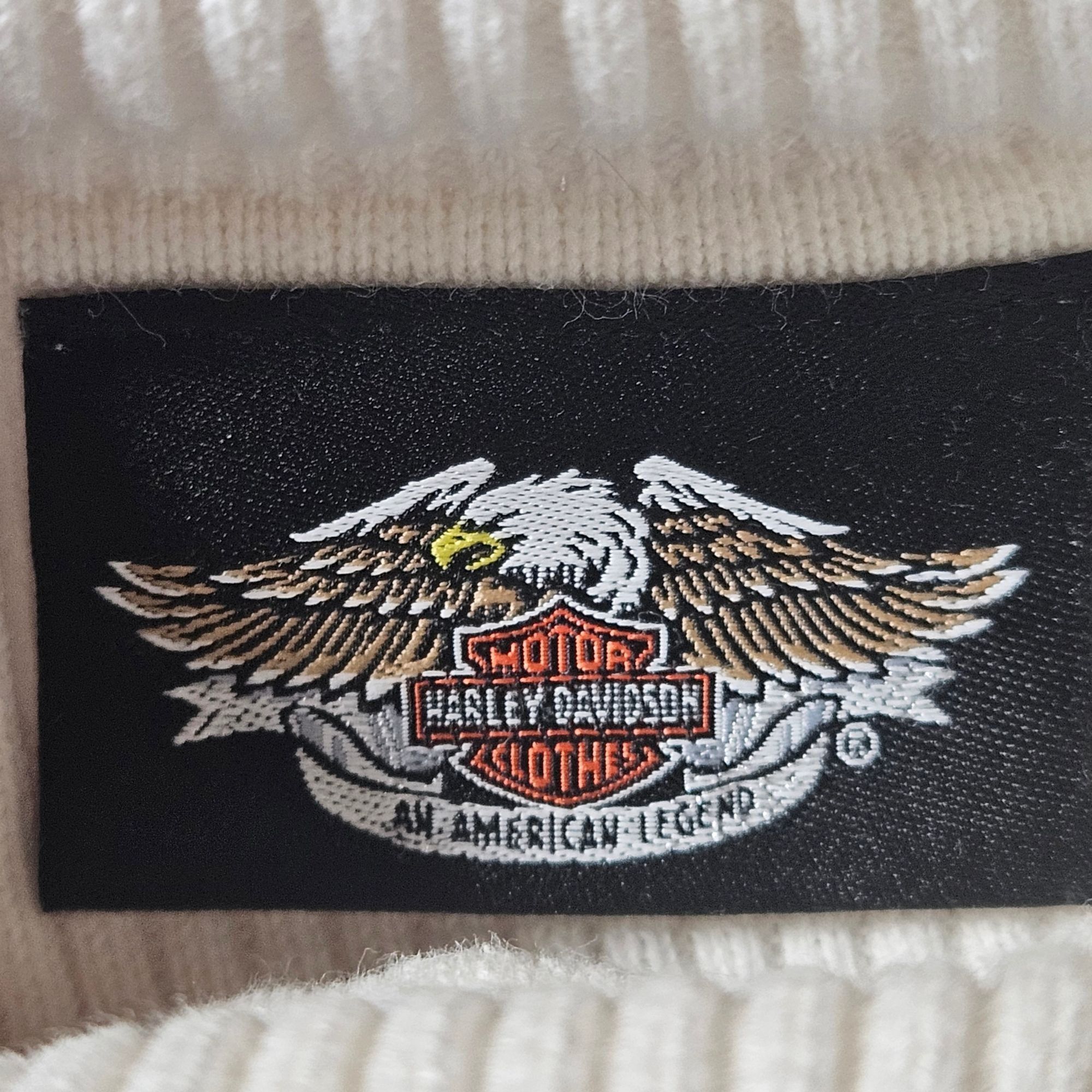 Harley Davidson VTG Harley-Davidson Women White Turtleneck Sweater S Y2K Str Size S / US 4 / IT 40 - 4 Thumbnail