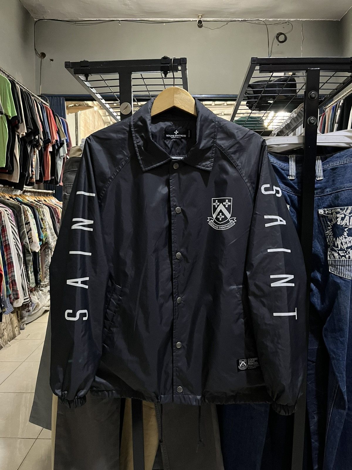 Japanese Brand Saintpaint coach jacket Size US M / EU 48-50 / 2 - 2 Thumbnail