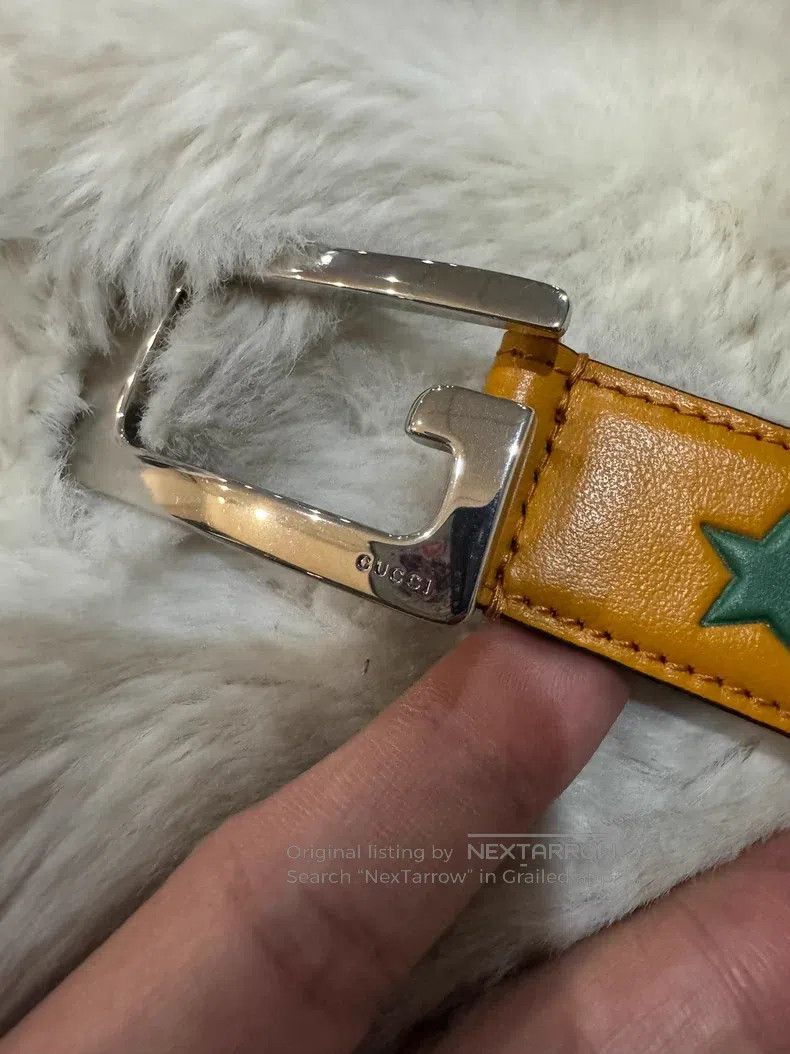Gucci Guicci Star Men's Belt Size ONE SIZE - 4 Thumbnail