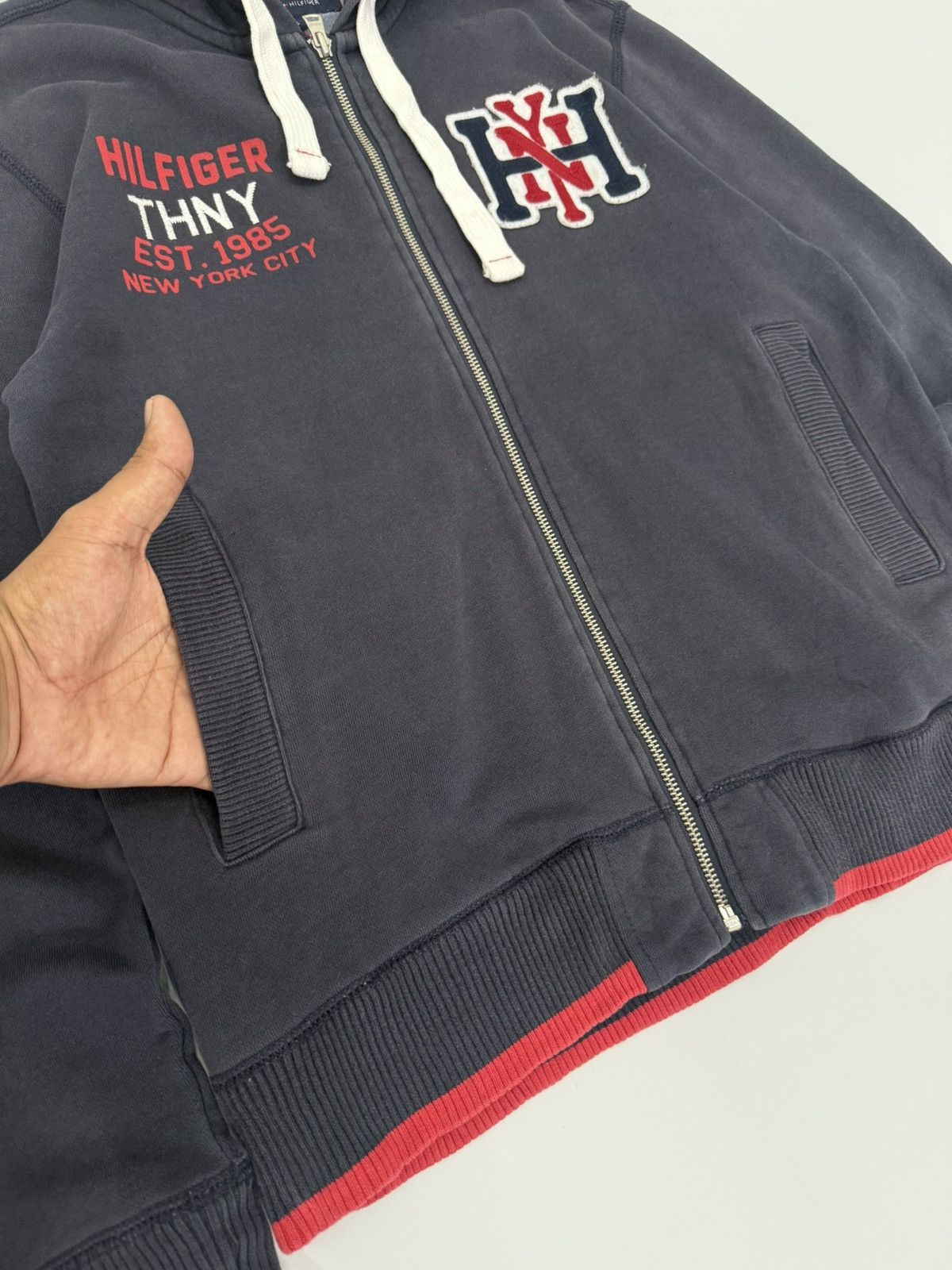 Tommy Hilfiger ⚡️Tommy Hilfiger Streetwear Zipper Sweat Hoodie - S Size US XS / EU 42 / 0 - 4 Thumbnail