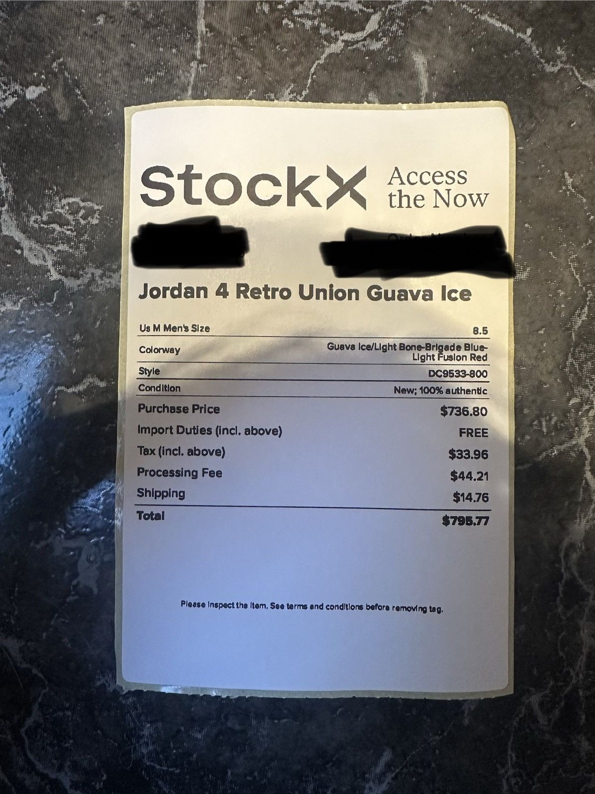 Jordan Brand × Union LA Jordan 4 Guava Ice Union LA Size US 8.5 / EU 41-42 - 7 Thumbnail