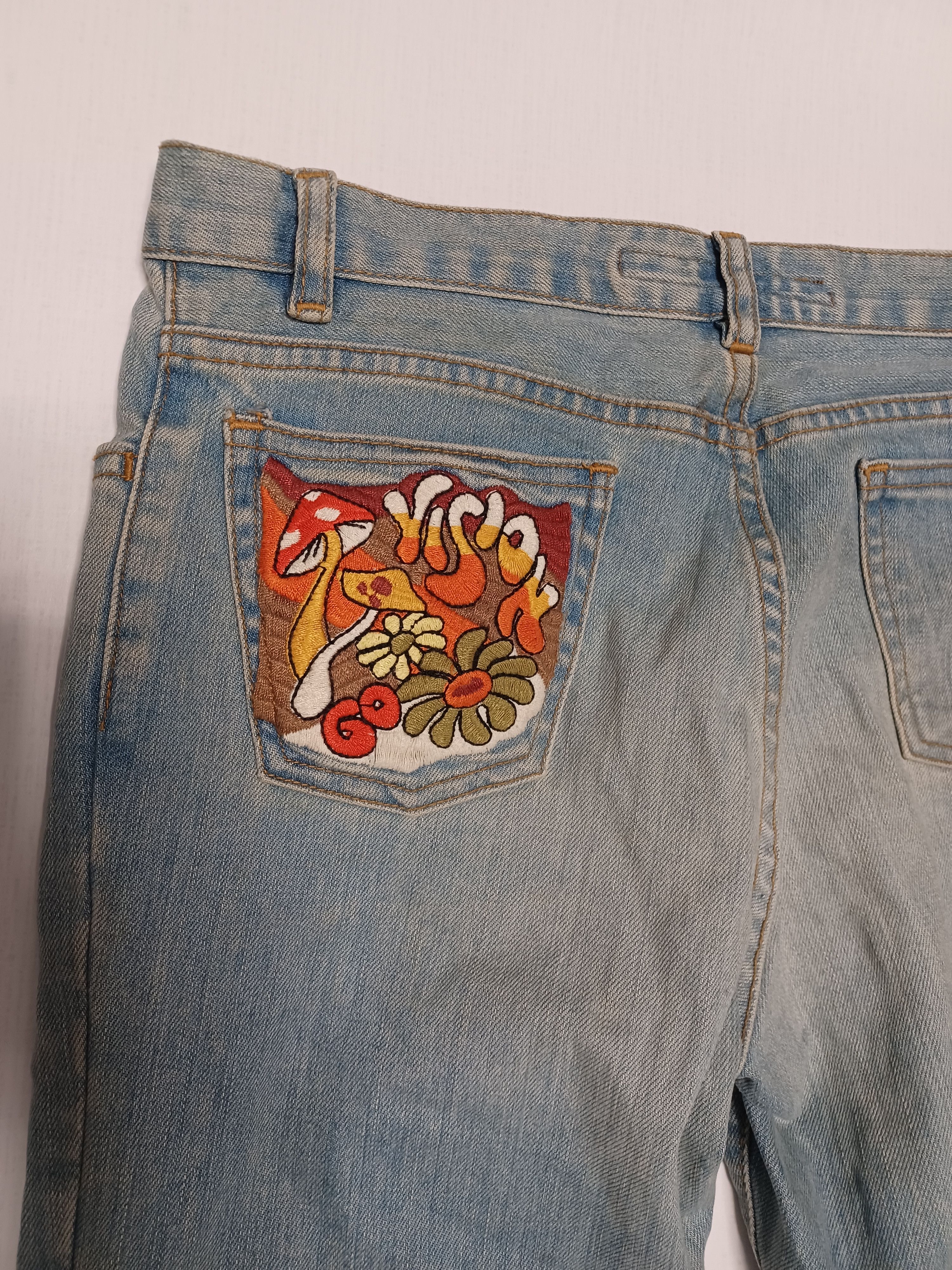 Miss Sixty Miss Sixty lady`s flare jeans denim vintage Size 28" / US 6 / IT 42 - 4 Thumbnail