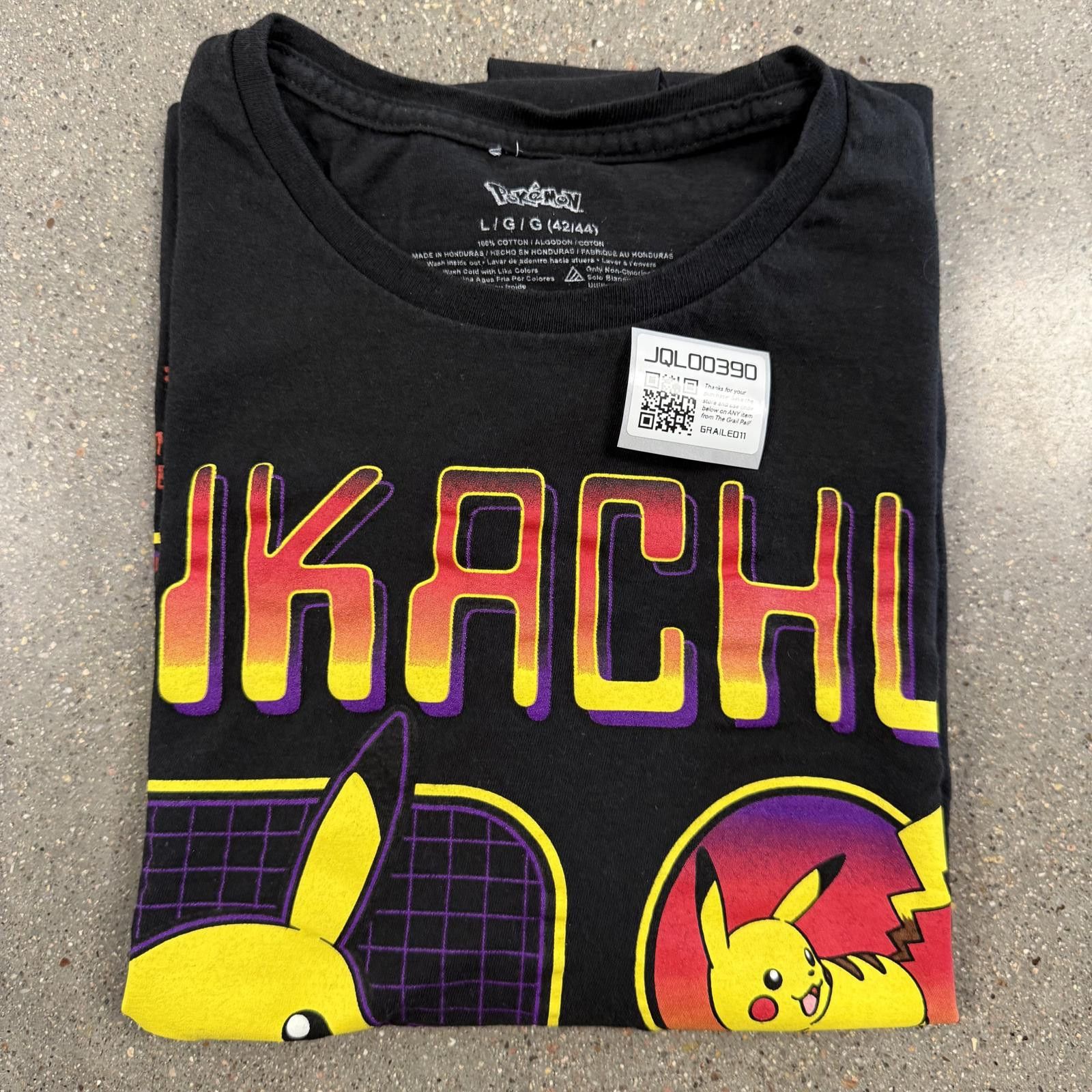 Pokemon Pokémon Pikachu Retro Graphic T-Shirt - L Size US L / EU 52-54 / 3 - 7 Thumbnail
