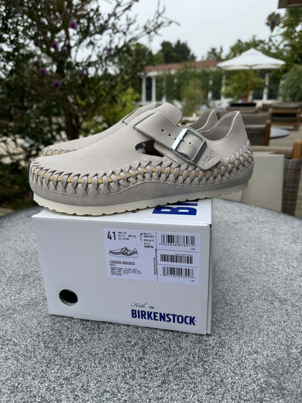 Birkenstock × Kith Birkenstock x Kith London Braided Birch | Grailed