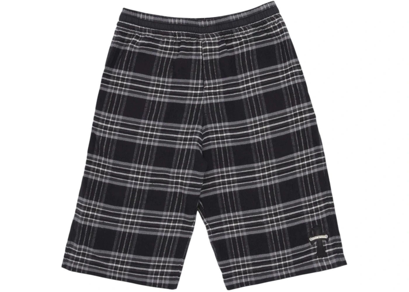 Chrome Hearts After School Cross Patch Flannel Shorts Grey Size US 32 / EU 48 - 1 Thumbnail