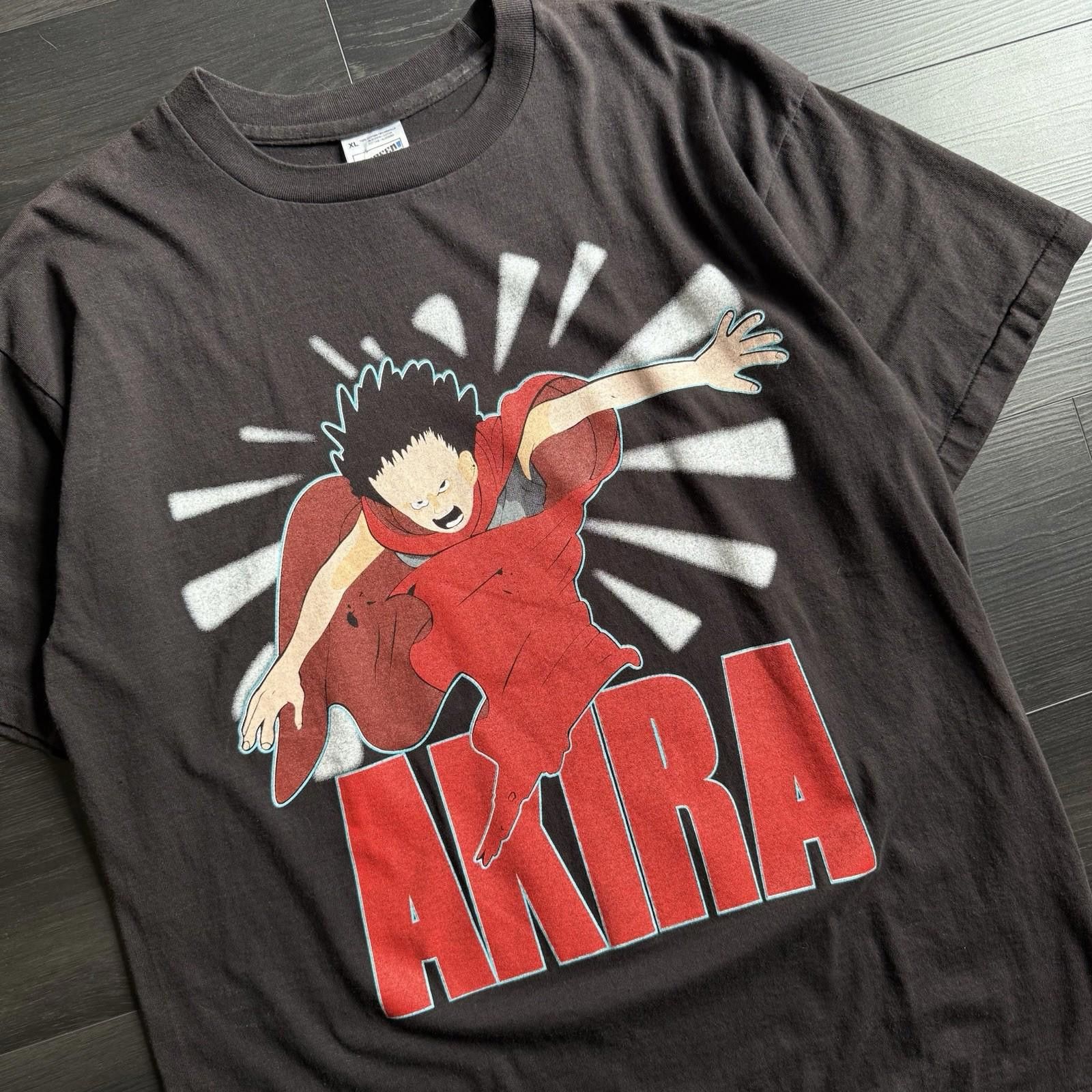Anime Akira T-Shirt Anime Movie Graphic Tee Black Cotton XL Size US XL / EU 56 / 4 - 3 Thumbnail
