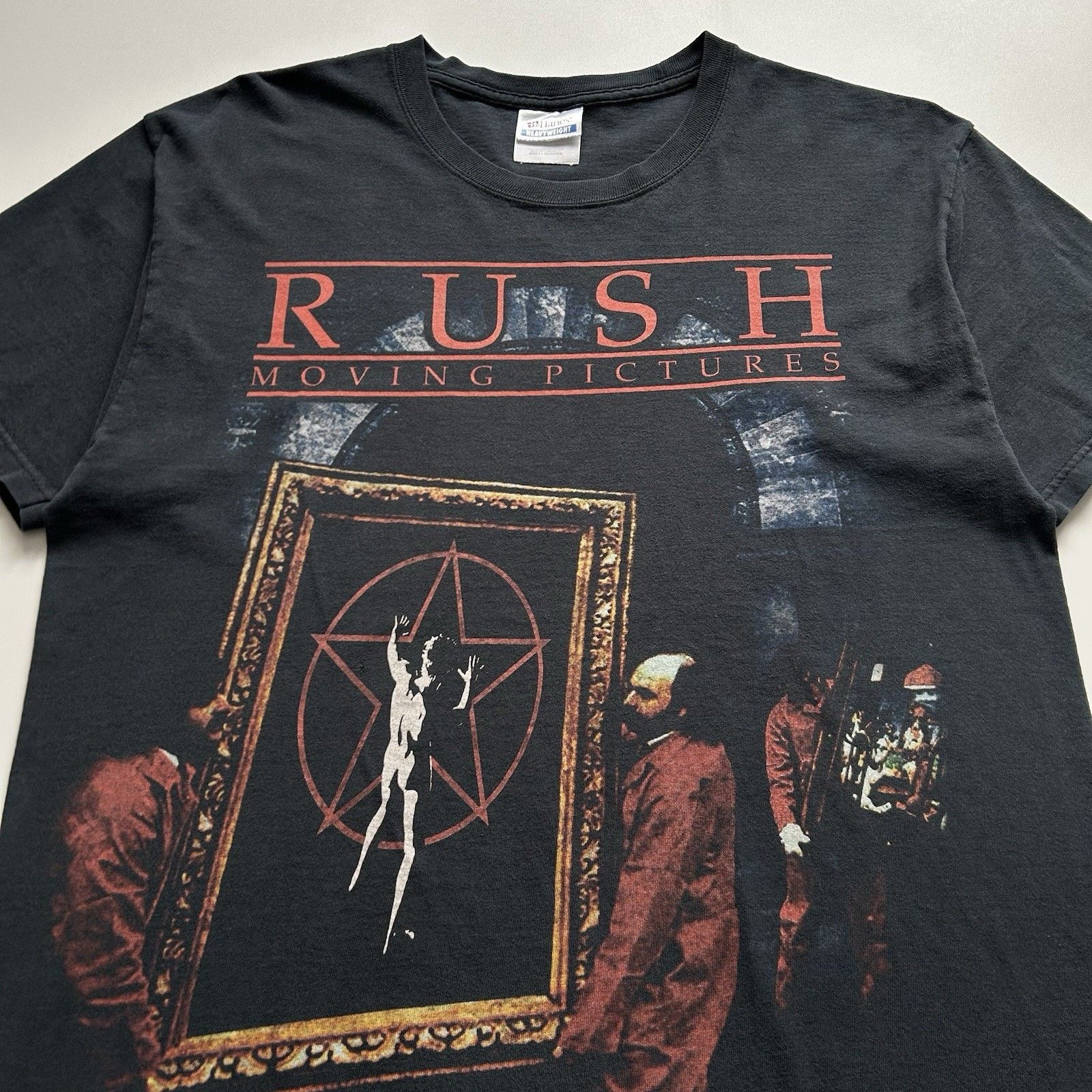 Band Tees × Hanes × Vintage Vintage Rush Moving Pictures Tour Shirt Large Y2K Hanes Rare Size US L / EU 52-54 / 3 - 2 Thumbnail