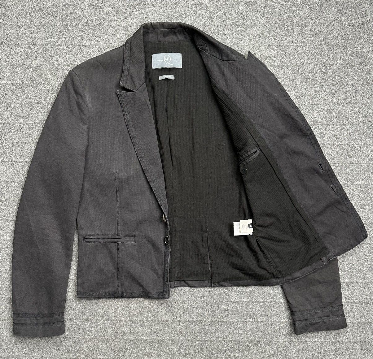 Alexander McQueen Alexander Mcqueen - Vintage Cropped Blazer Jacket - Trimmed Size 46R - 2 Thumbnail