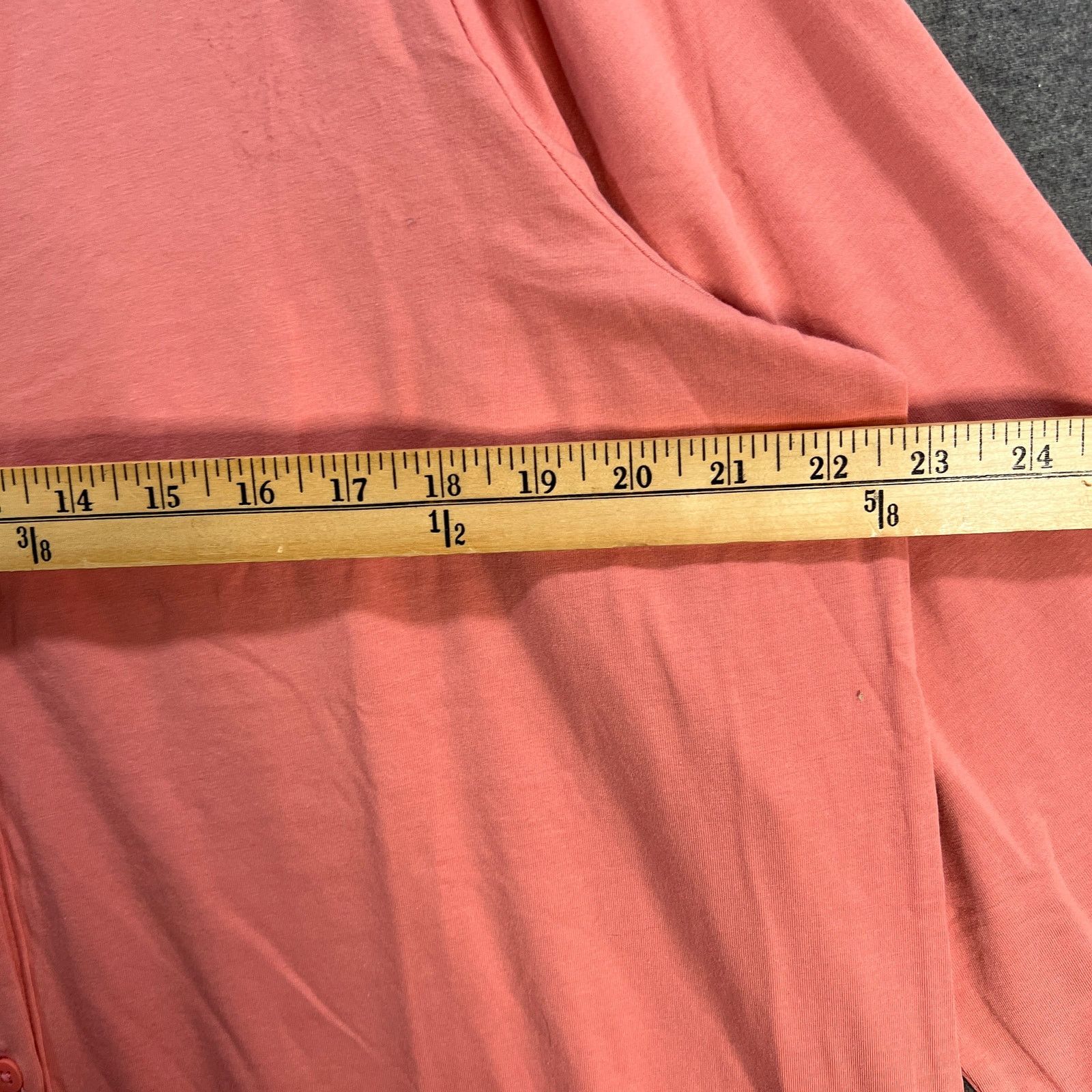 Other AnyBody Cozy Knit Button Front Long Cardigan Rose Size XL / US 12-14 / IT 48-50 - 7 Thumbnail