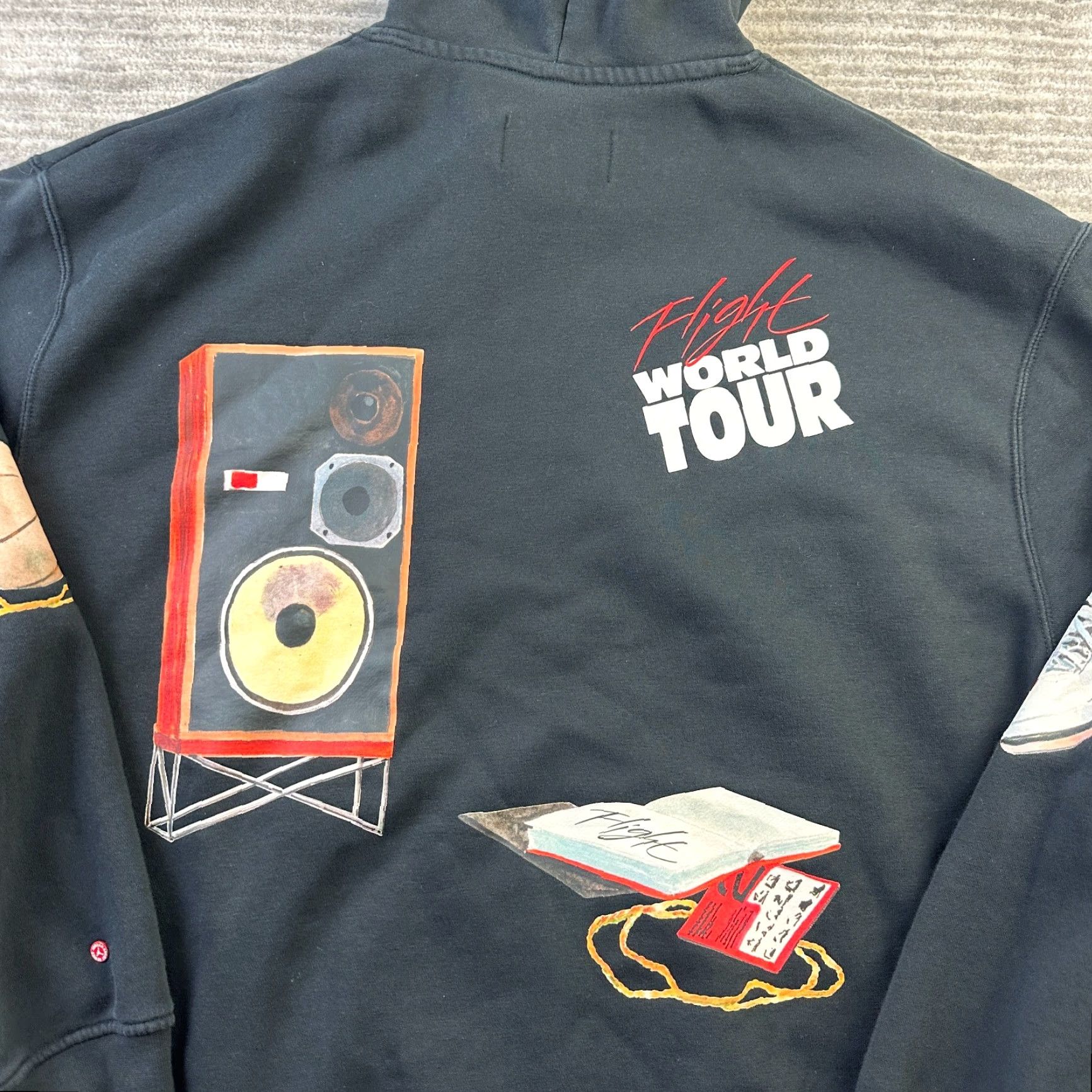 Jordan Brand Jordan Hoodie Mens XL Artist Series Jacob Rochester All Over Print Crew Neck Pockets Logo Sport Basketball Size US XL / EU 56 / 4 - 5 Thumbnail