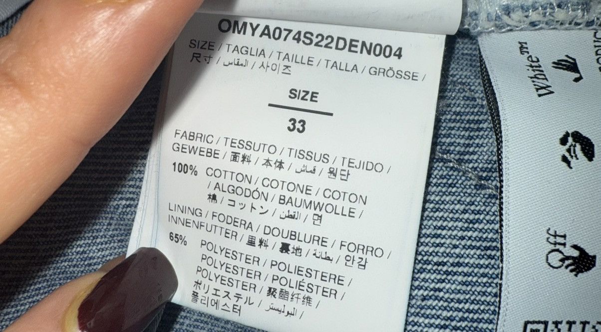 Off-White Off white pant Size US 33 - 7 Thumbnail