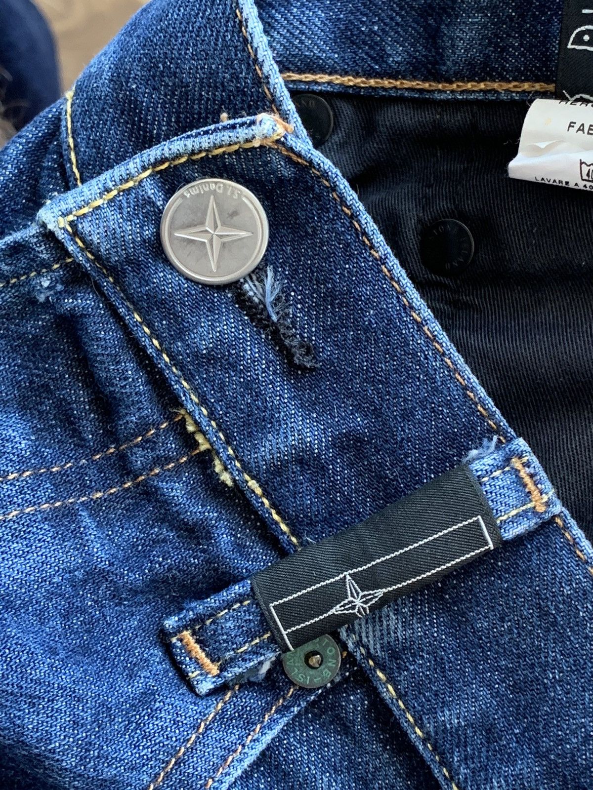 Stone Island Vintage Stone Island Denims navy jeans Size US 36 / EU 52 - 16 Thumbnail