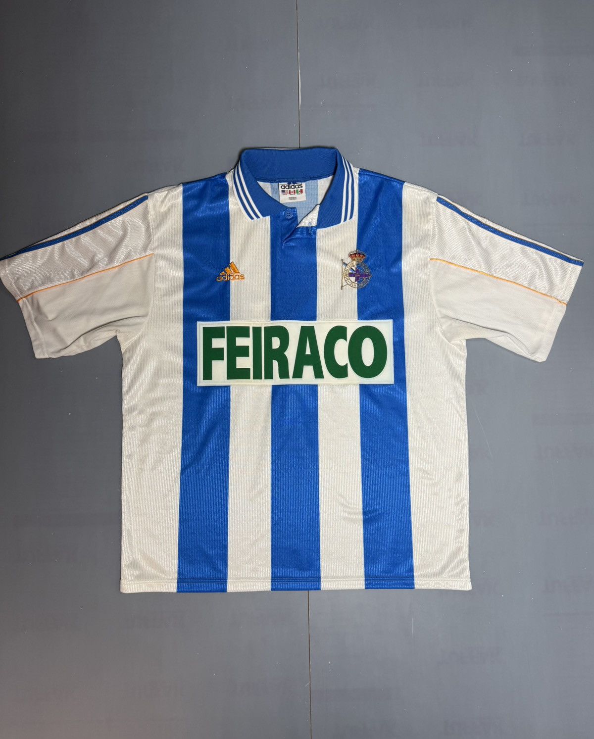 Adidas Vintage 99/00 Adidas Deportivo La Coruña Soccer Jersey XL Size US XL / EU 56 / 4 - 1 Thumbnail