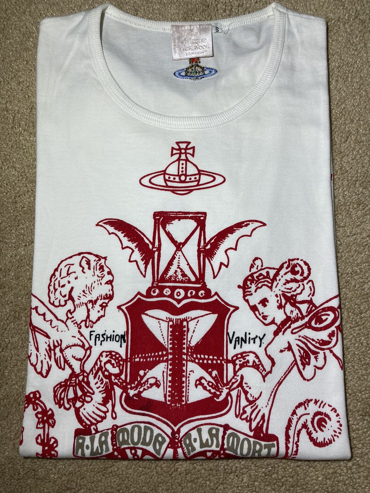 Vivienne Westwood SS94 Vivienne Westwood Cafe Society Gold Label 1994 90s Red Size US S / EU 44-46 / 1 - 1 Thumbnail