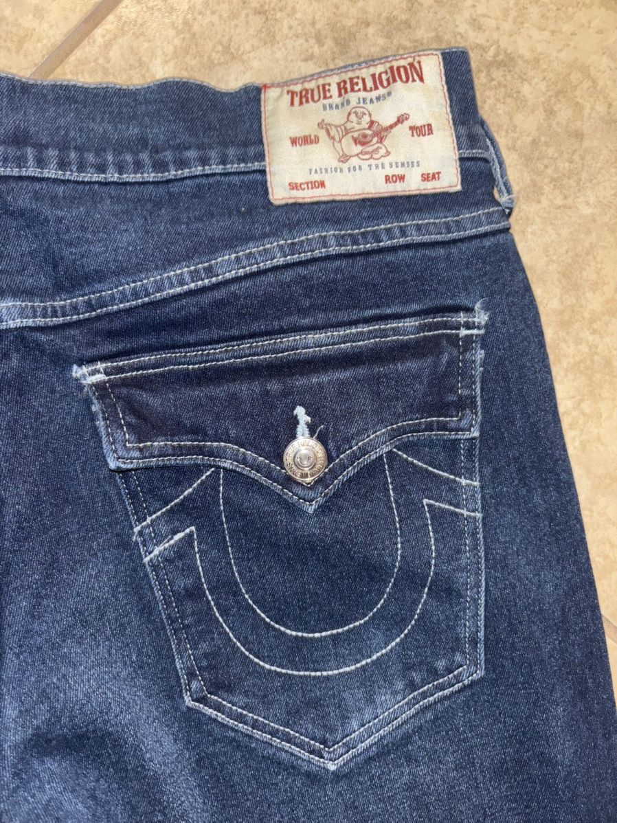 True Religion True Religion Y2K blue denim Slim Jeans Size US 36 / EU 52 - 4 Thumbnail