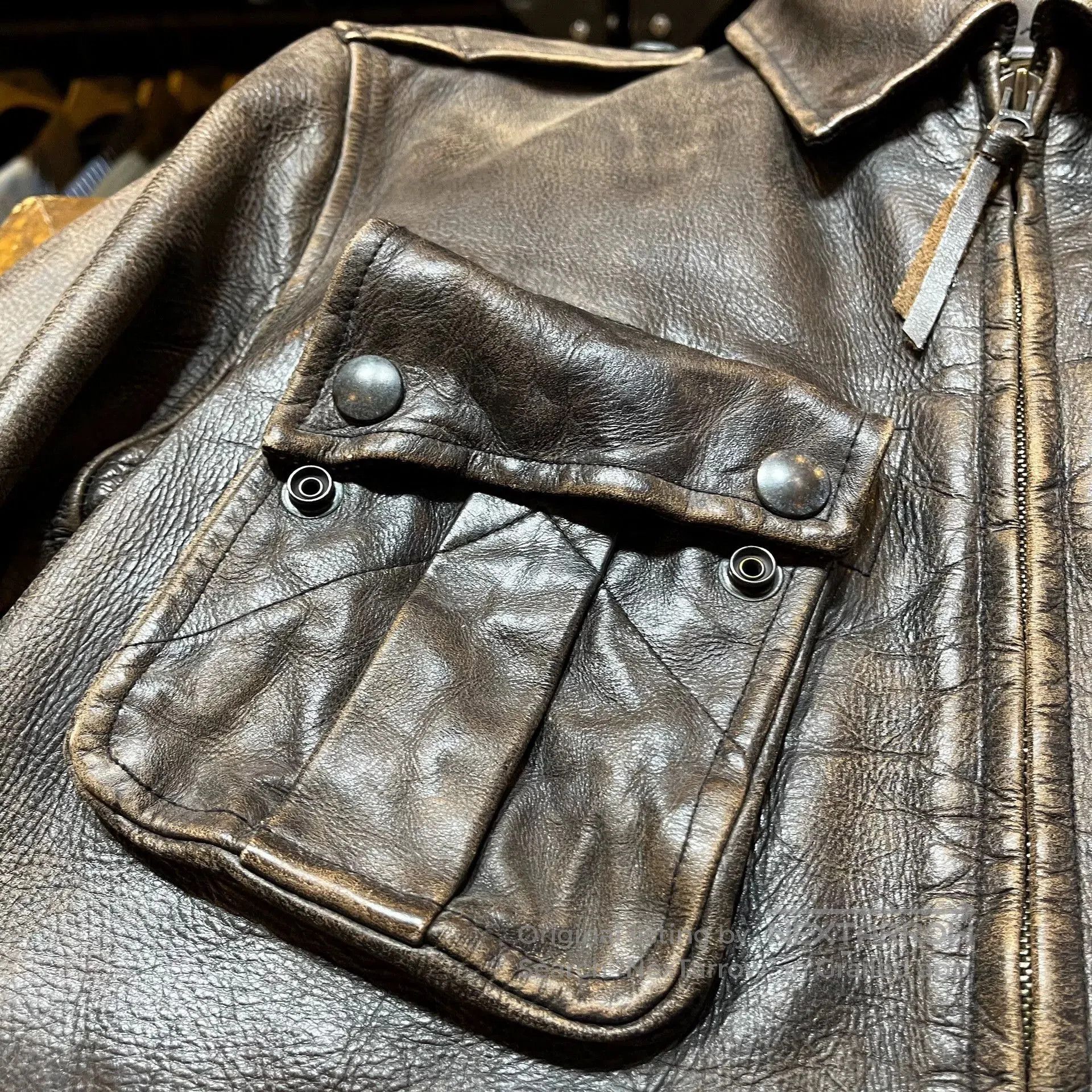 RRL Ralph Lauren RRL Buffalo Leather M43 Jacket. Size US M / EU 48-50 / 2 - 4 Thumbnail