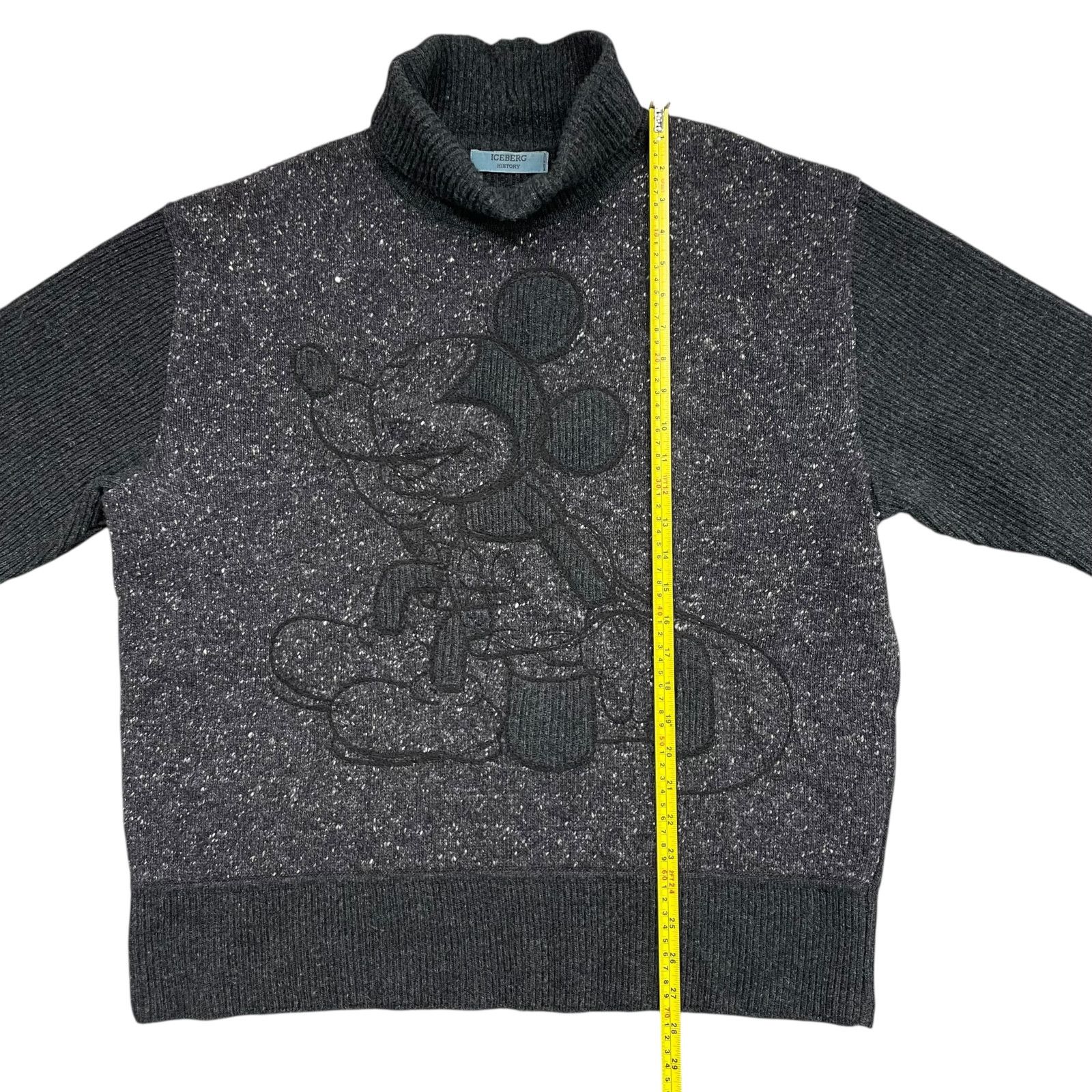 Iceberg VTG 90s DISNEY MICKEY MOUSE TURTLE NECK SWEATER SIZE XL Size US XL / EU 56 / 4 - 7 Thumbnail