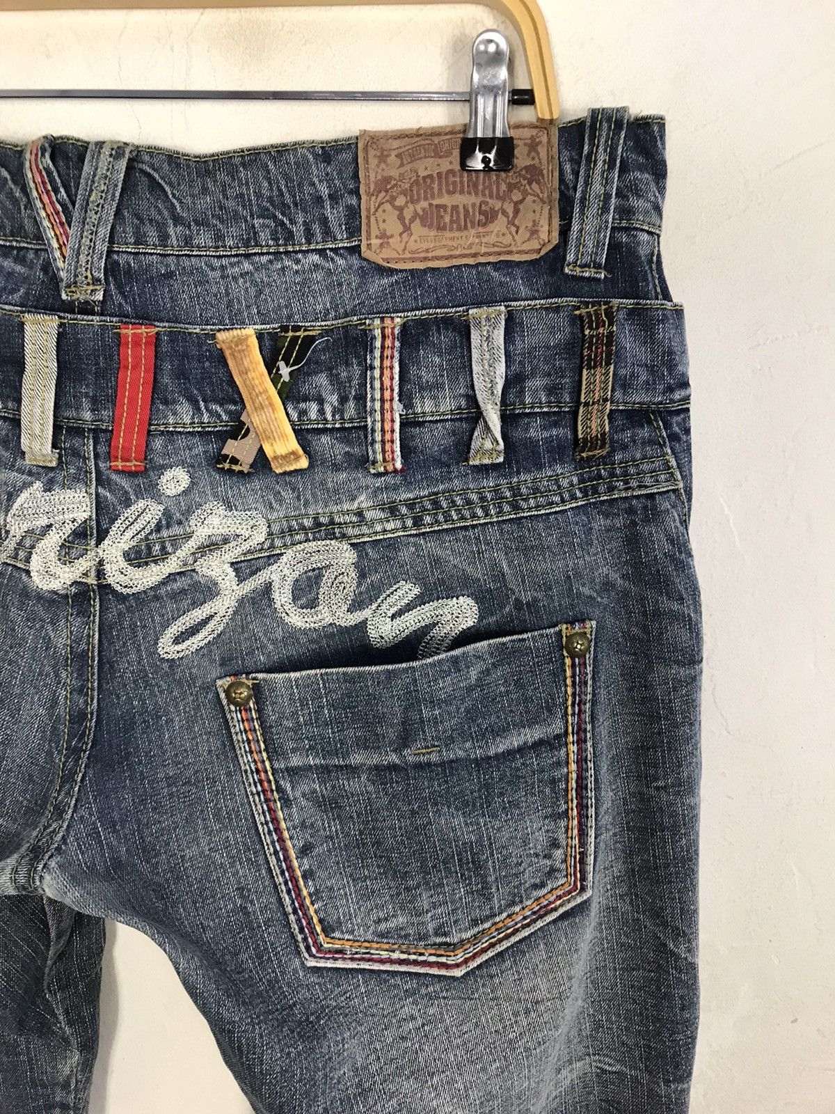 Japanese Brand × Vintage Vintage Japanese Brand Double Waist Denim Shorts Design Size US 36 / EU 52 - 10 Thumbnail