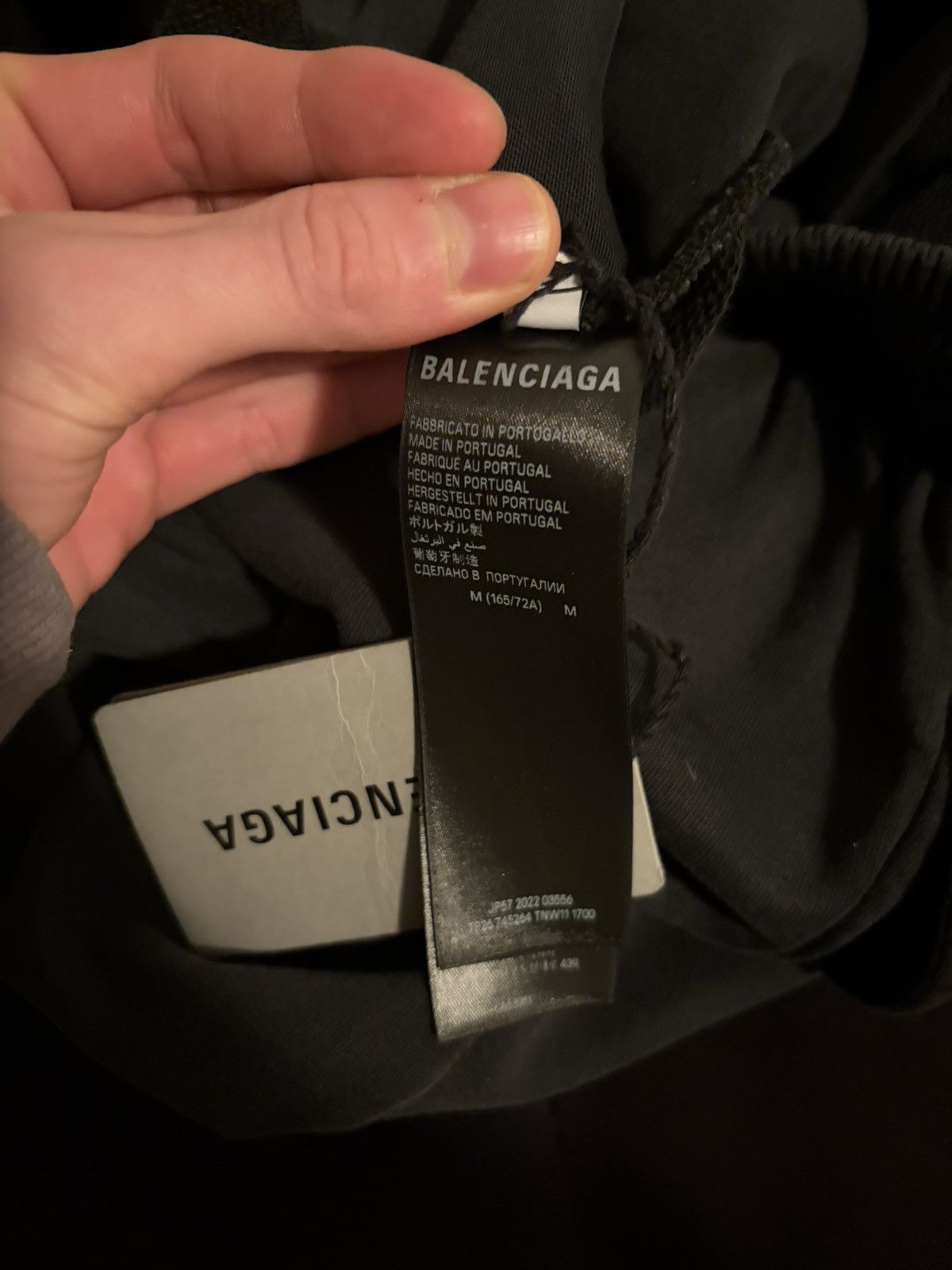 Balenciaga SS2023 Balenciaga Mudshow Hybrid Black 50/50 Half Sweatpant Size US 32 / EU 48 - 4 Thumbnail