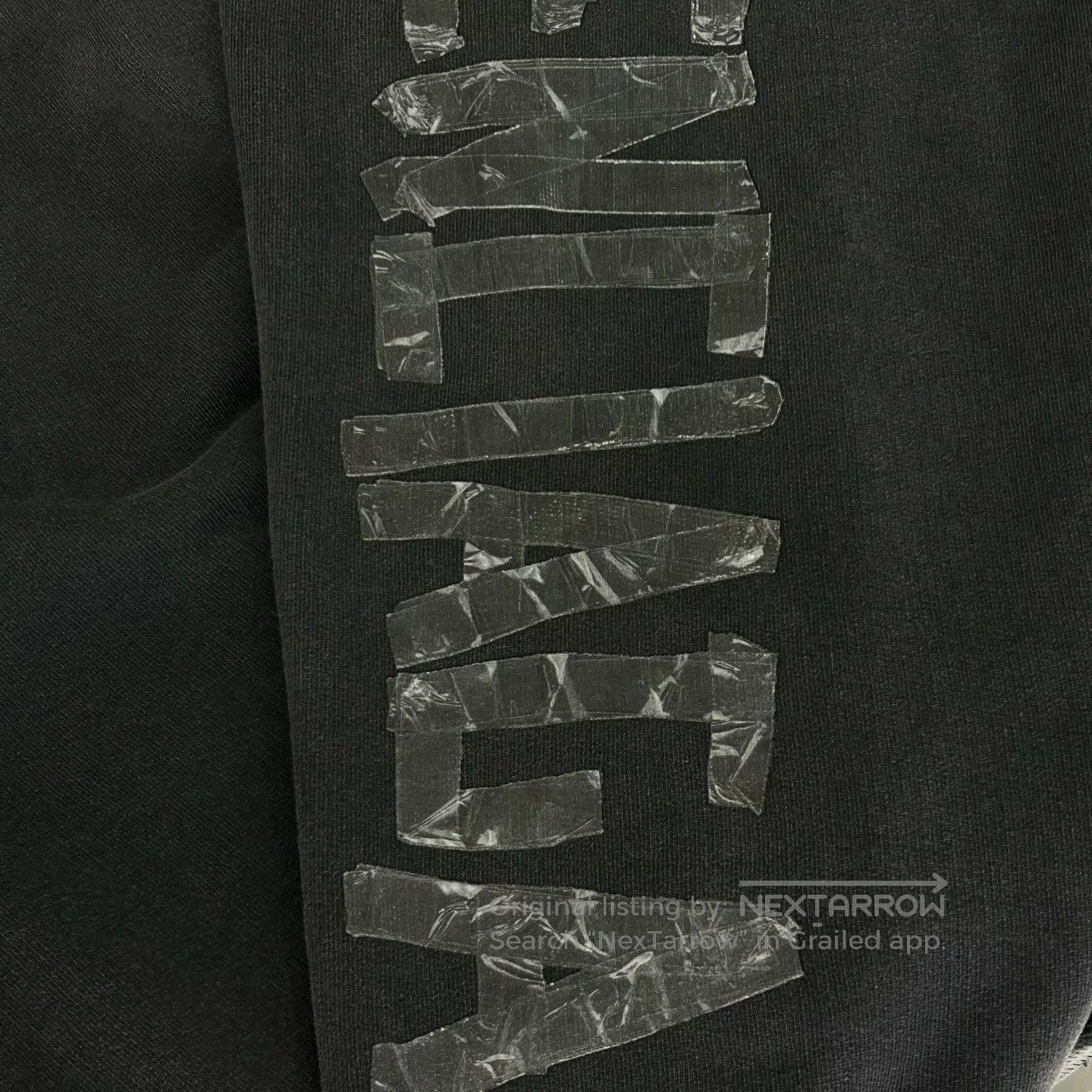 Balenciaga Balenciaga FW25 Black Lettered Sticker Tape Hoodie Size US M / EU 48-50 / 2 - 8 Thumbnail