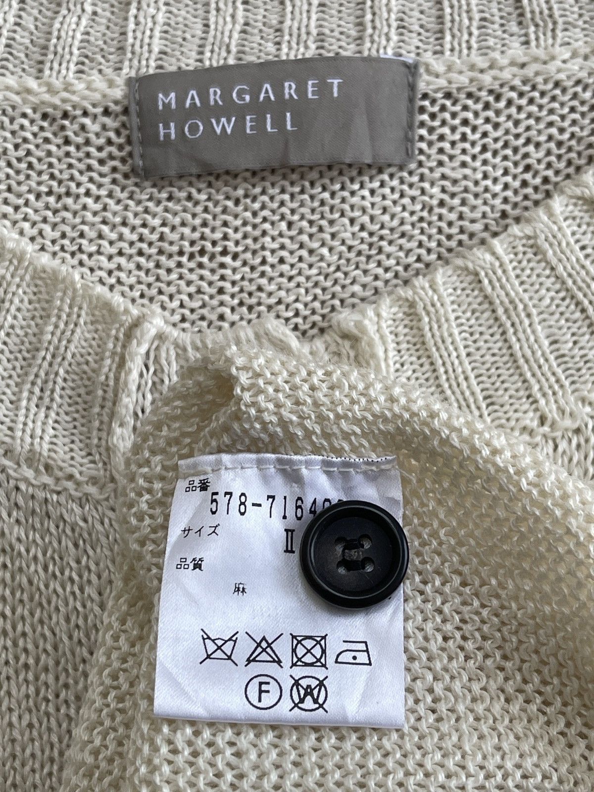 Margaret Howell Margaret Howell Cropped Top Cardigan Knit Size S / US 4 / IT 40 - 8 Thumbnail