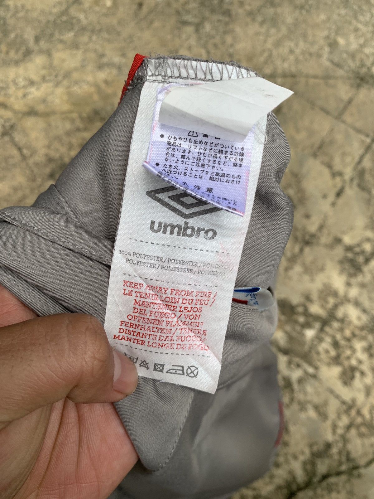 Umbro Umbro England for National Grey Tonal Embroidery Nylon Pants Size US 34 / EU 50 - 10 Thumbnail