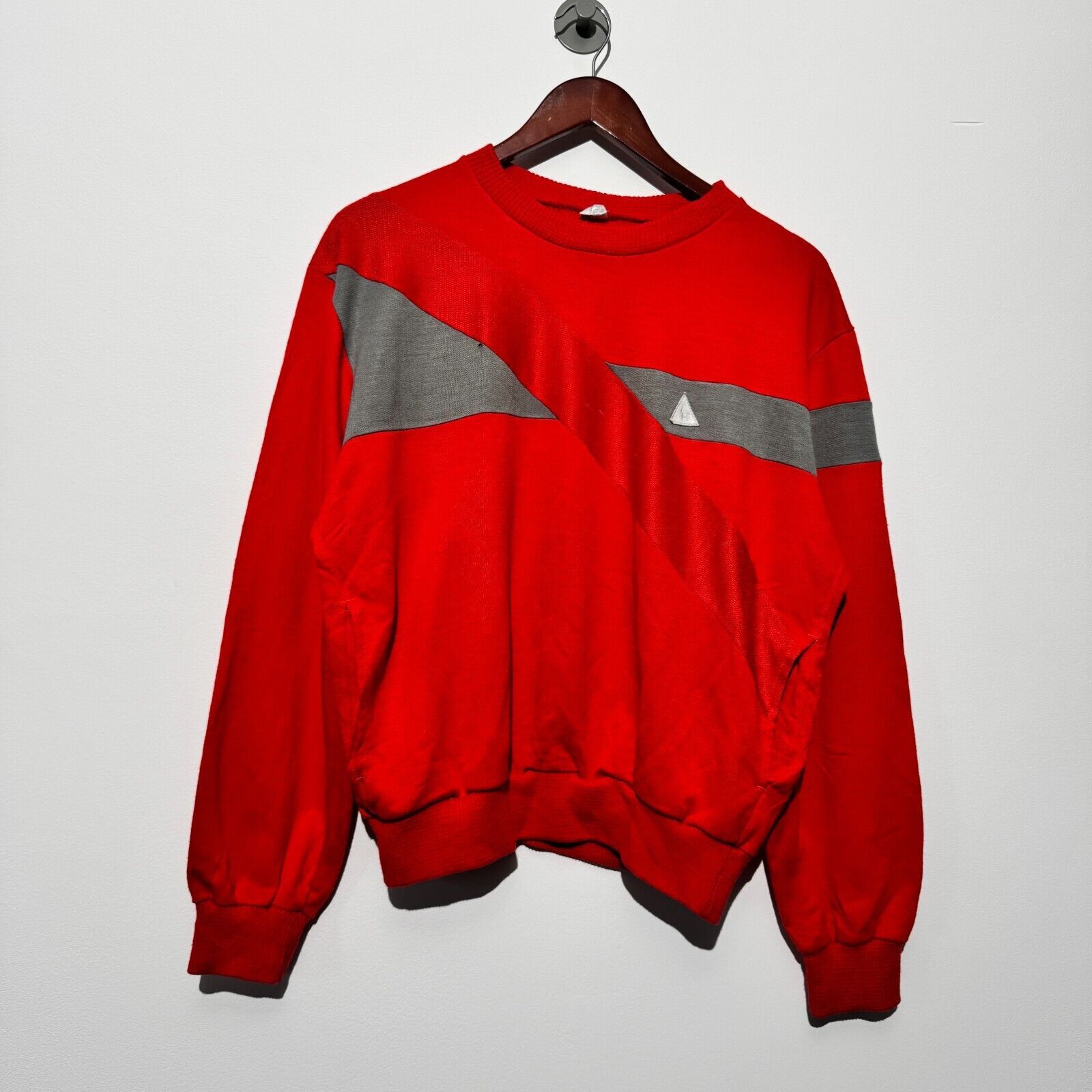 Vintage Vintage Unisex Red Cotton Crewneck Size XS Washed 90s Size US XS / EU 42 / 0 - 3 Thumbnail
