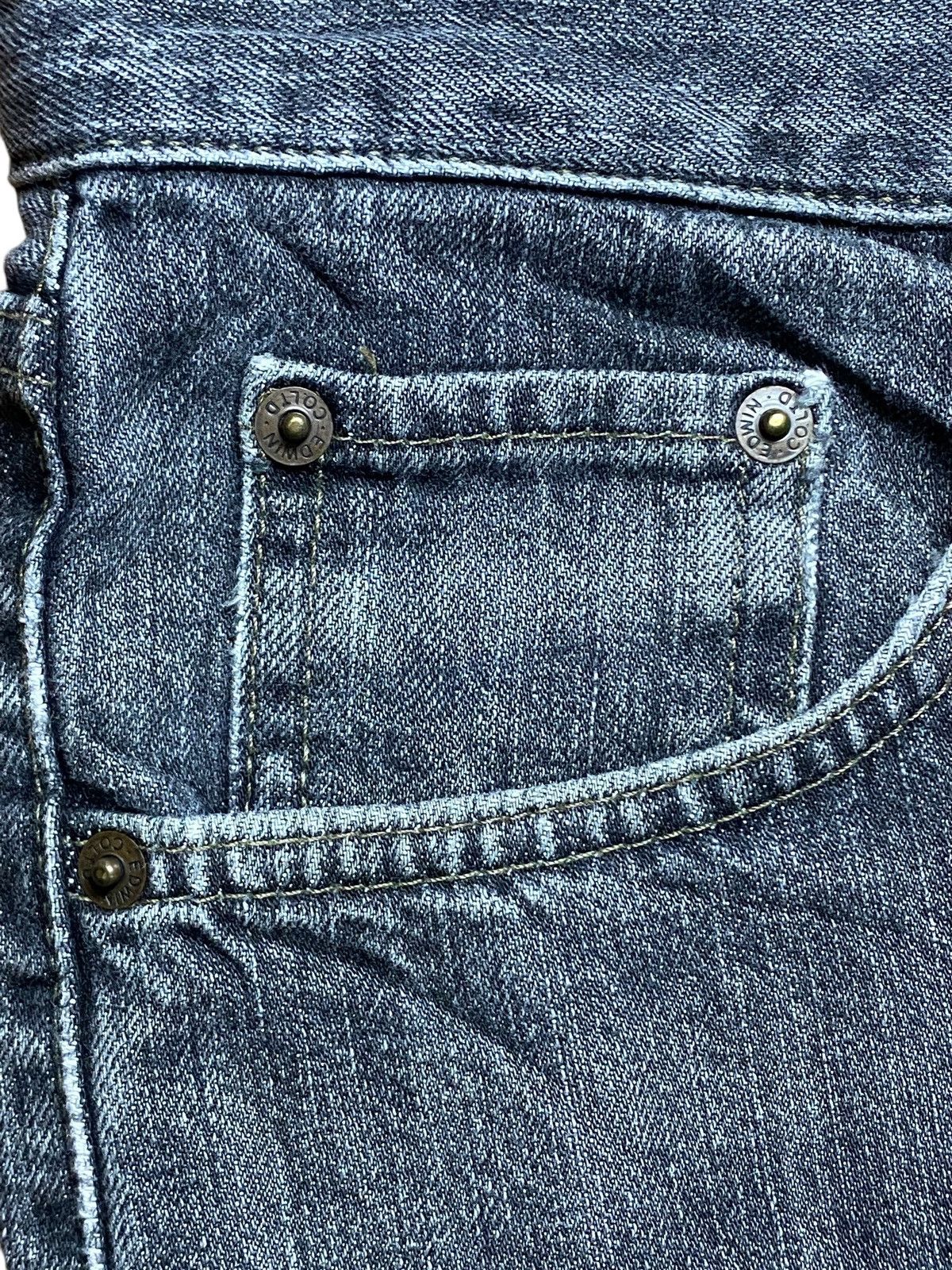 Edwin Vintage Edwin International Basic Denim Distressed Jeans Size US 30 / EU 46 - 7 Thumbnail