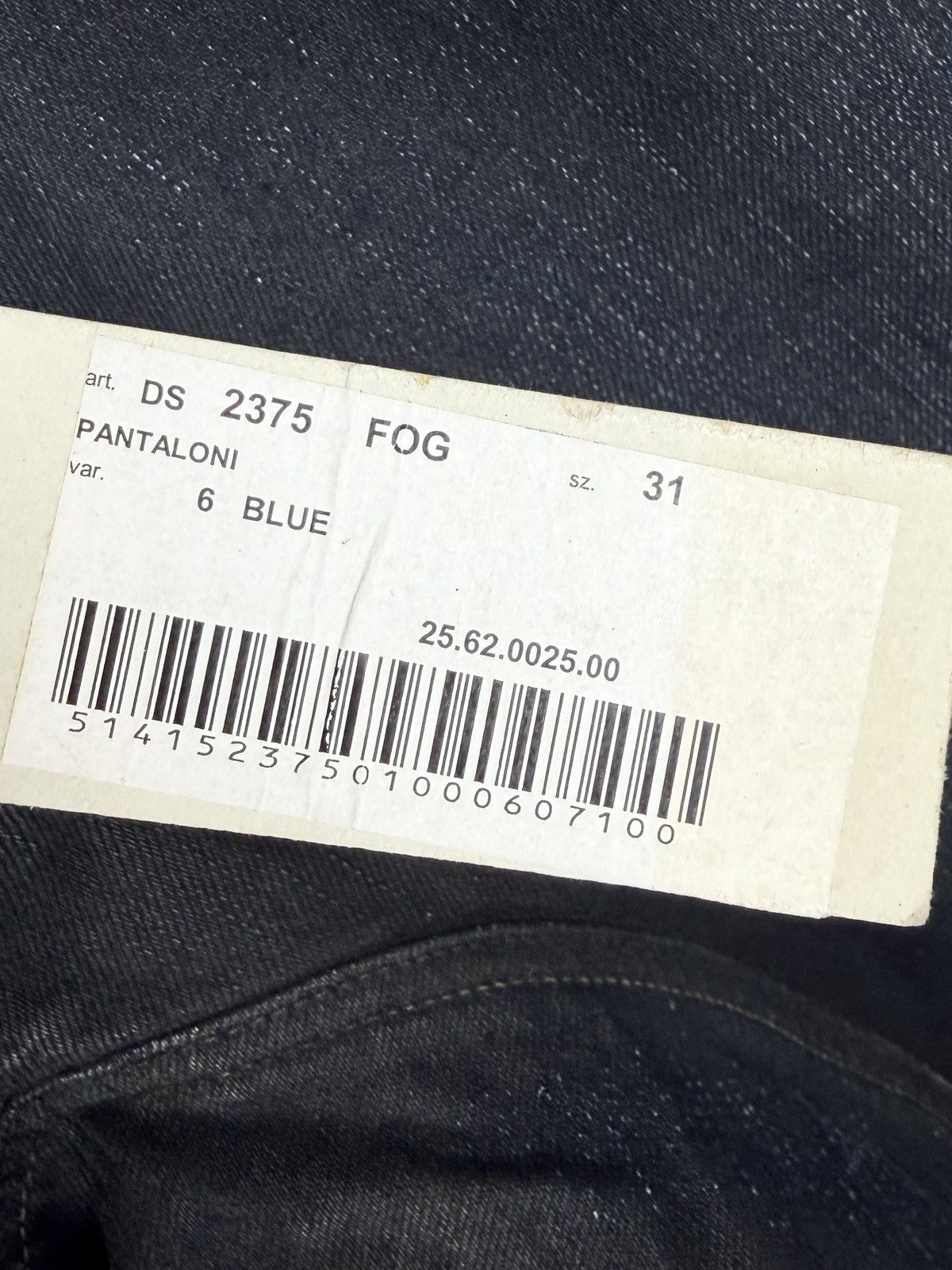 Rick Owens SS05 Rick Owens Scorpio Margiela Waxed Coated Denim Jeans Size US 34 / EU 50 - 11 Thumbnail